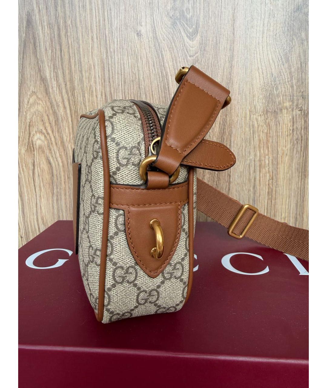 GUCCI Коричневая сумка через плечо, фото 2