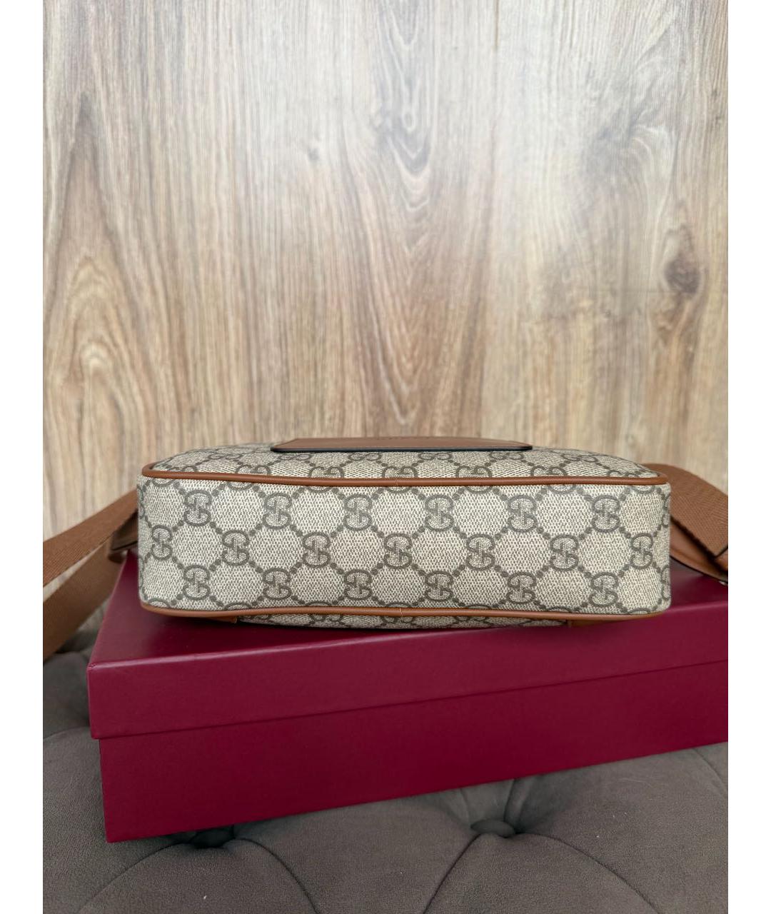 GUCCI Коричневая сумка через плечо, фото 6