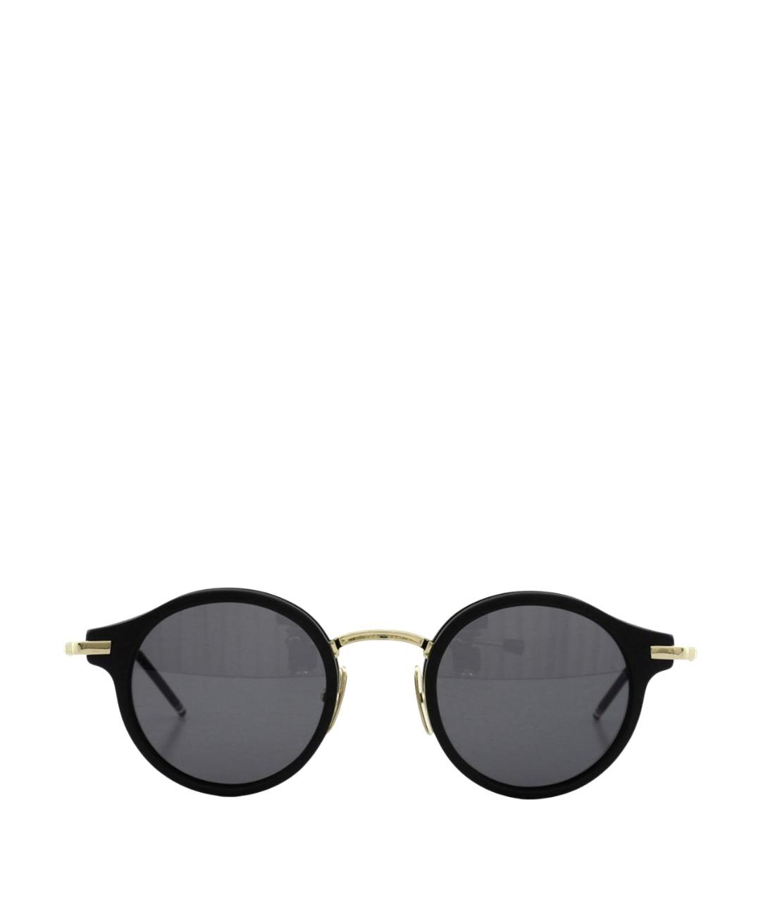 THOM BROWNE Черные пластиковые солнцезащитные очки, фото 1