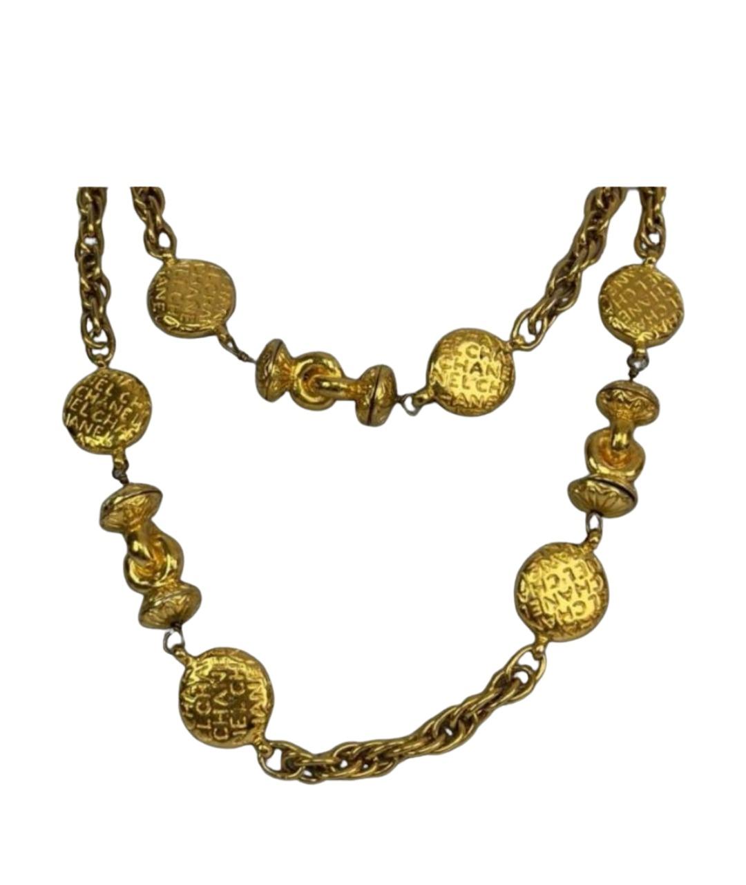 CHANEL Золотое колье, фото 1