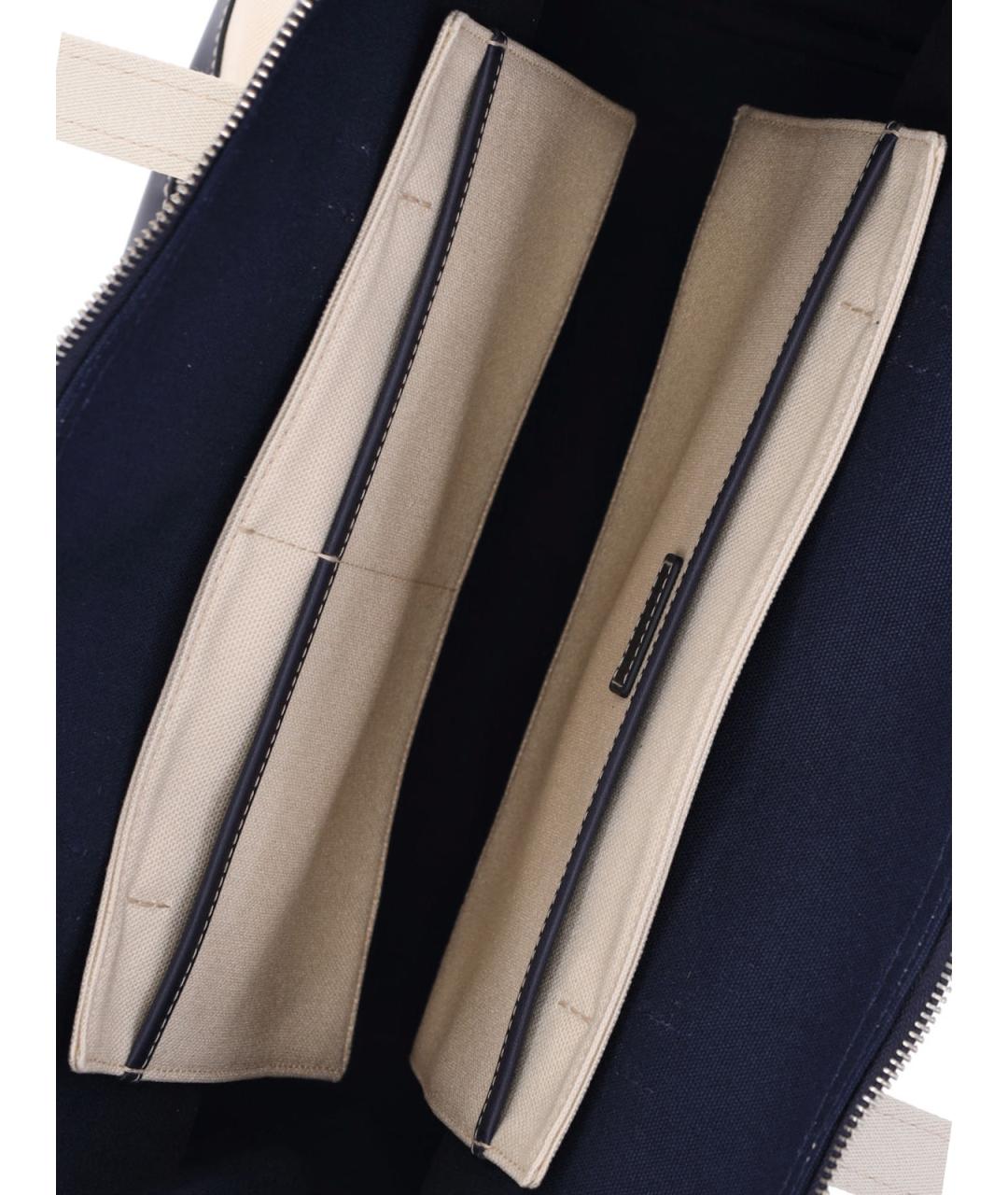 POLO RALPH LAUREN Бежевая тканевая сумка тоут, фото 4