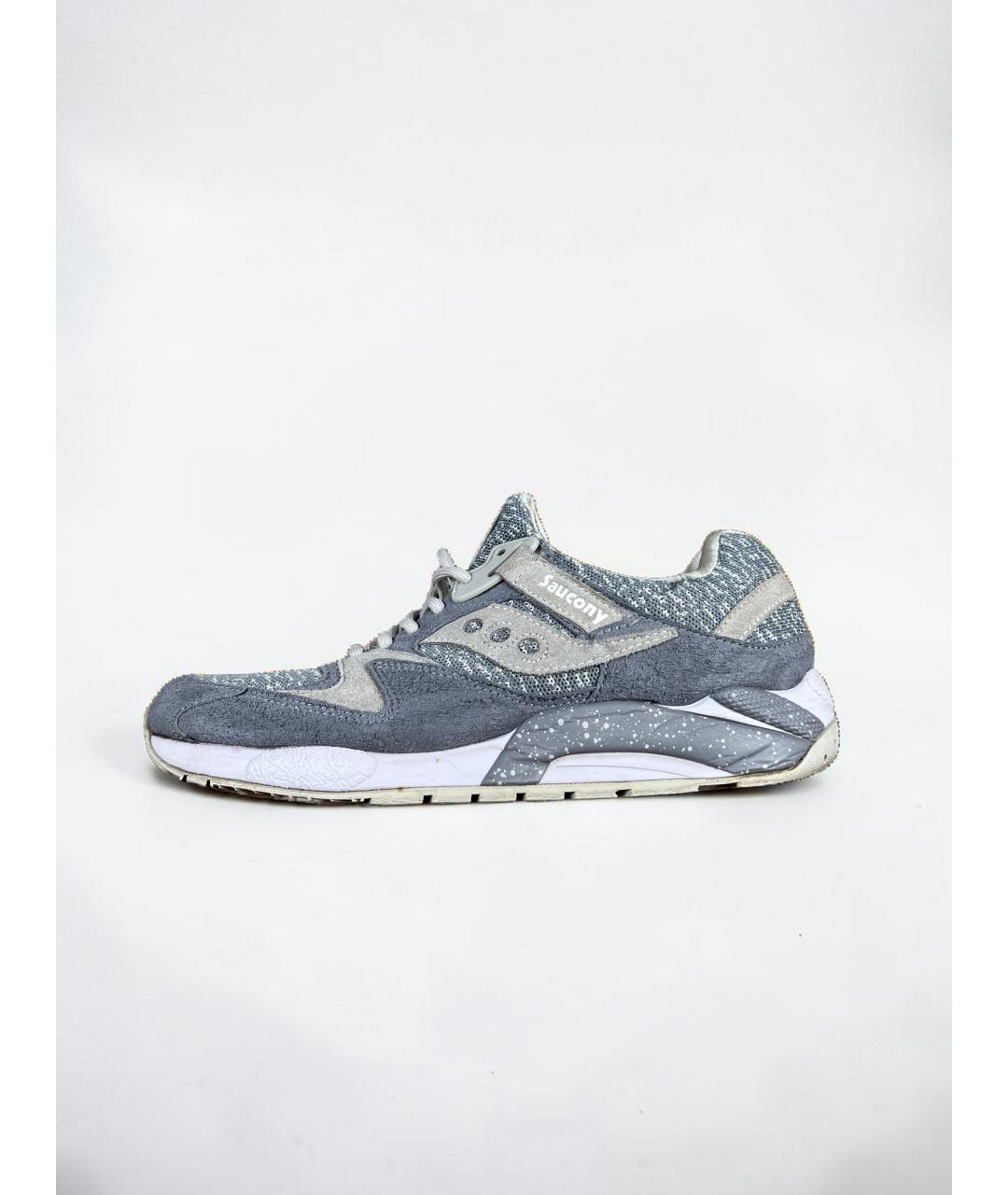 SAUCONY Серые текстильные низкие кроссовки / кеды, фото 6