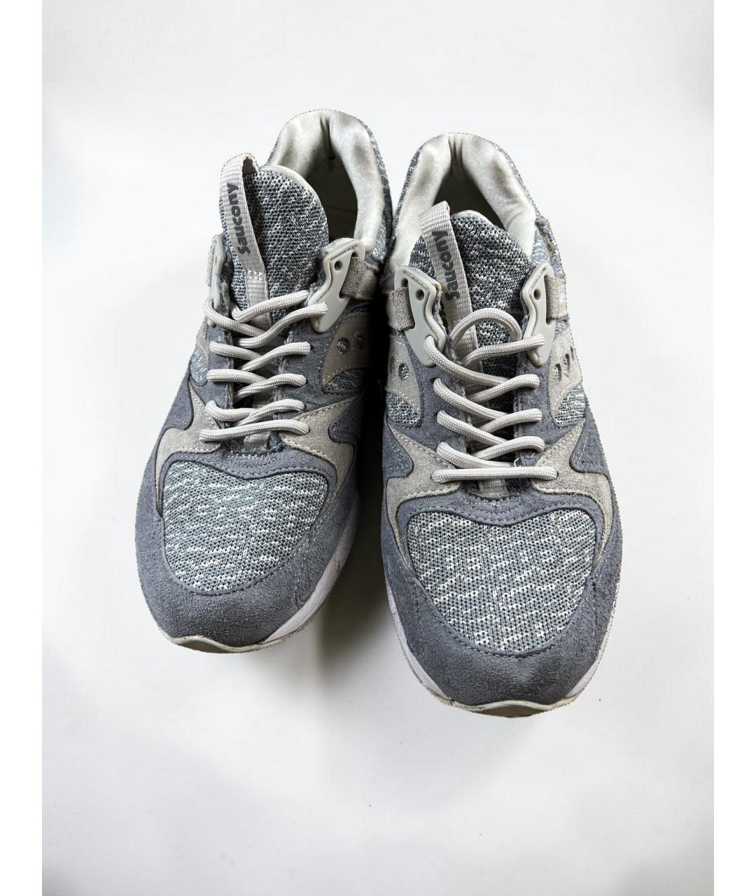 SAUCONY Серые текстильные низкие кроссовки / кеды, фото 2