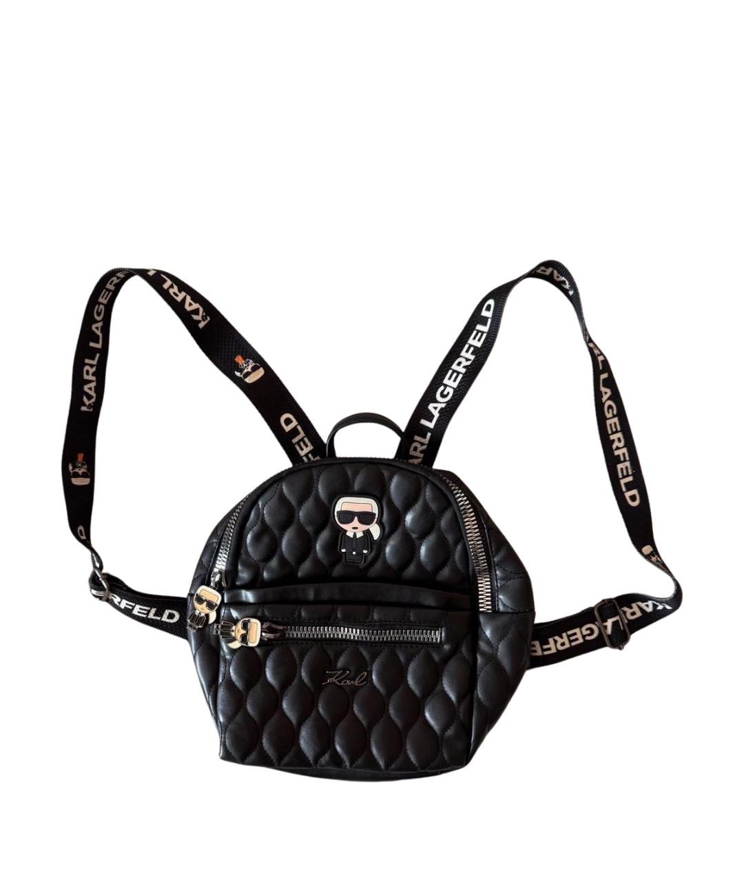 KARL LAGERFELD Черный рюкзак, фото 1