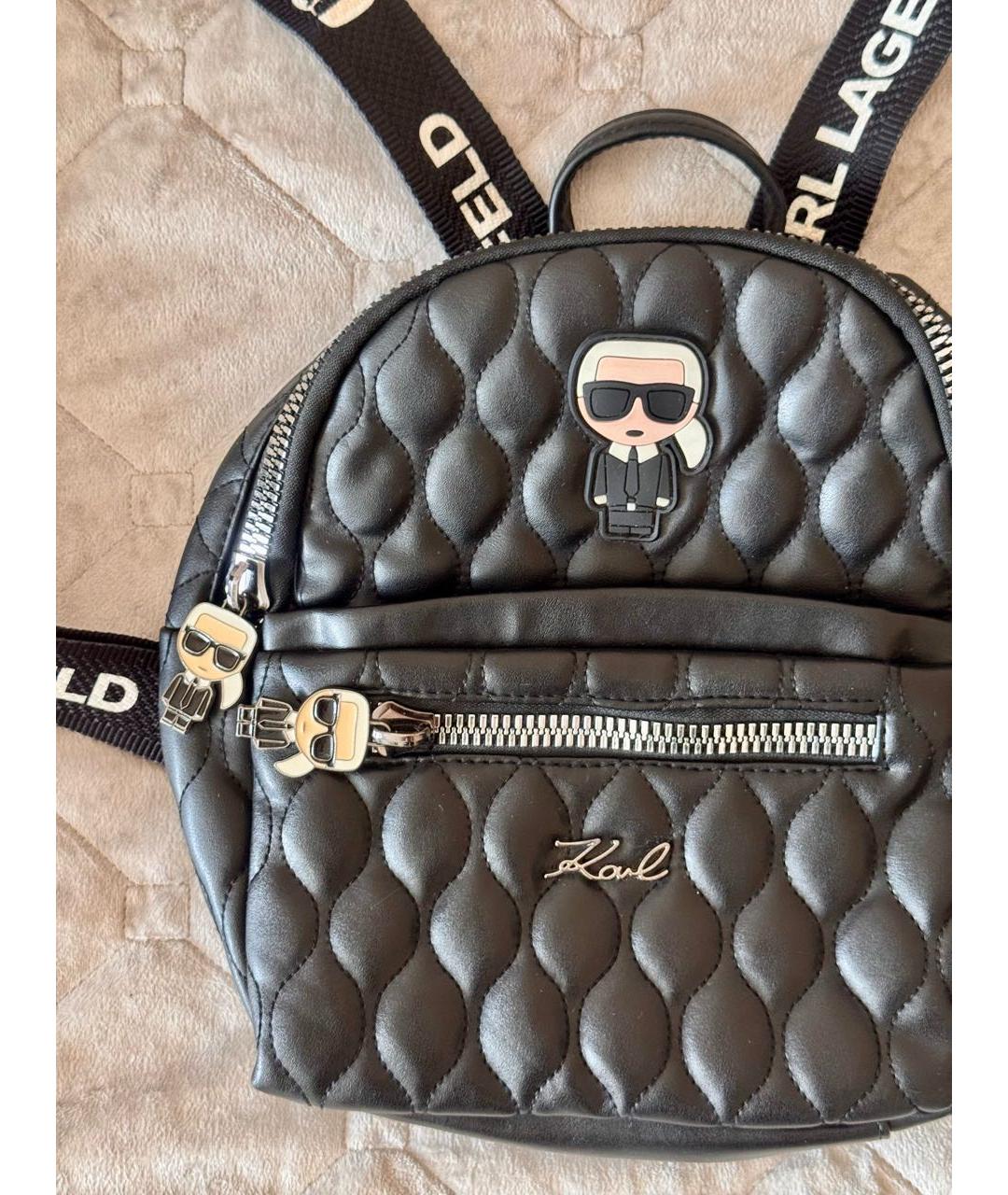 KARL LAGERFELD Черный рюкзак, фото 2