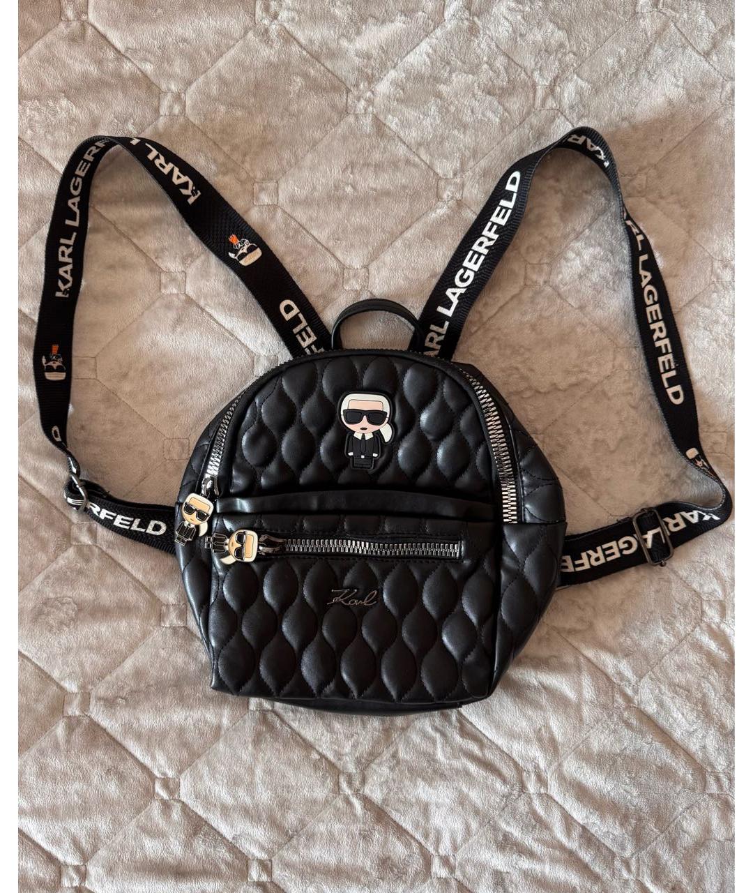 KARL LAGERFELD Черный рюкзак, фото 7
