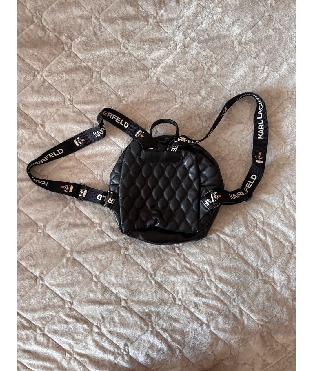 KARL LAGERFELD Черный рюкзак, фото 3