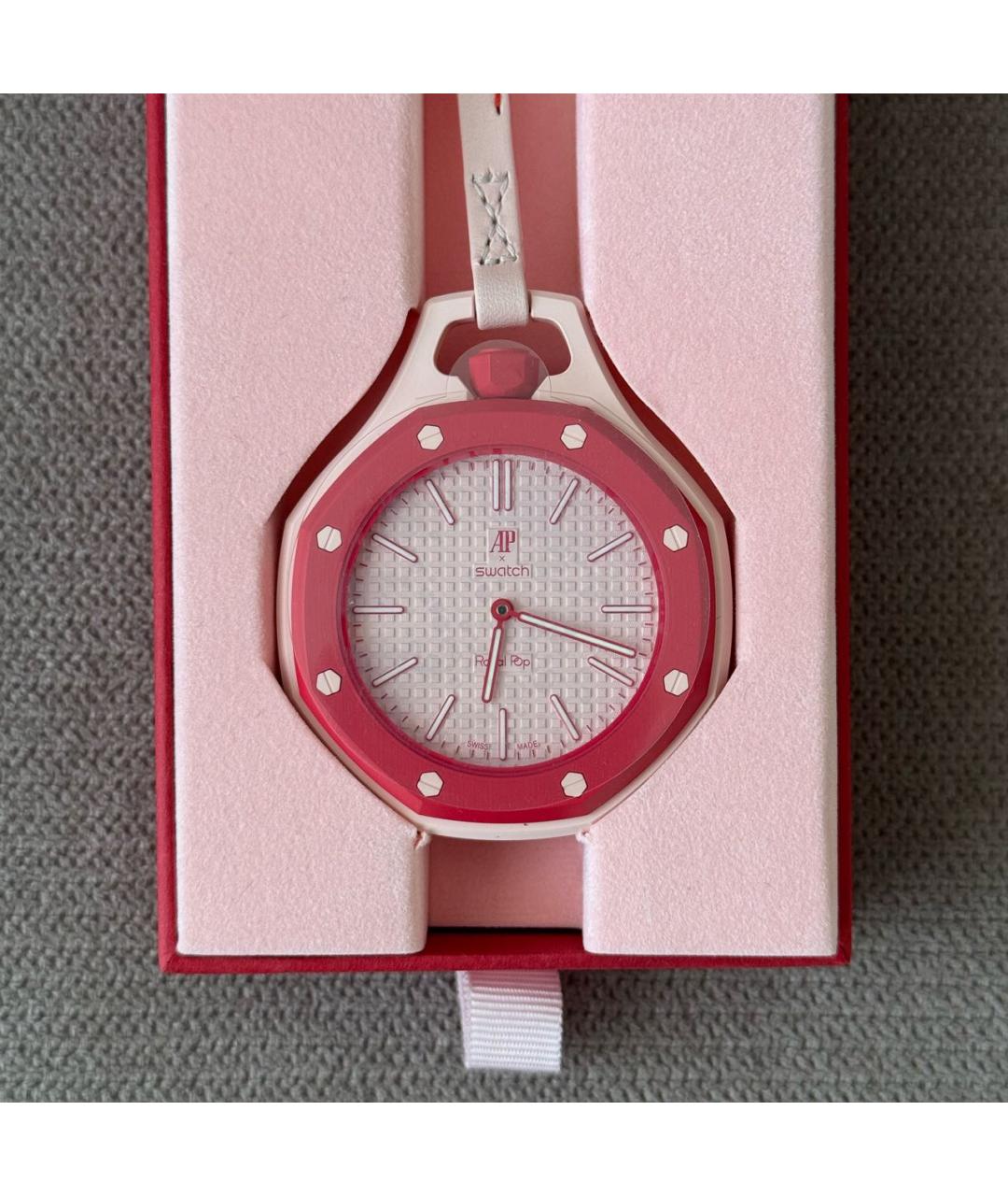 Audemars Piguet Розовые керамические часы, фото 3