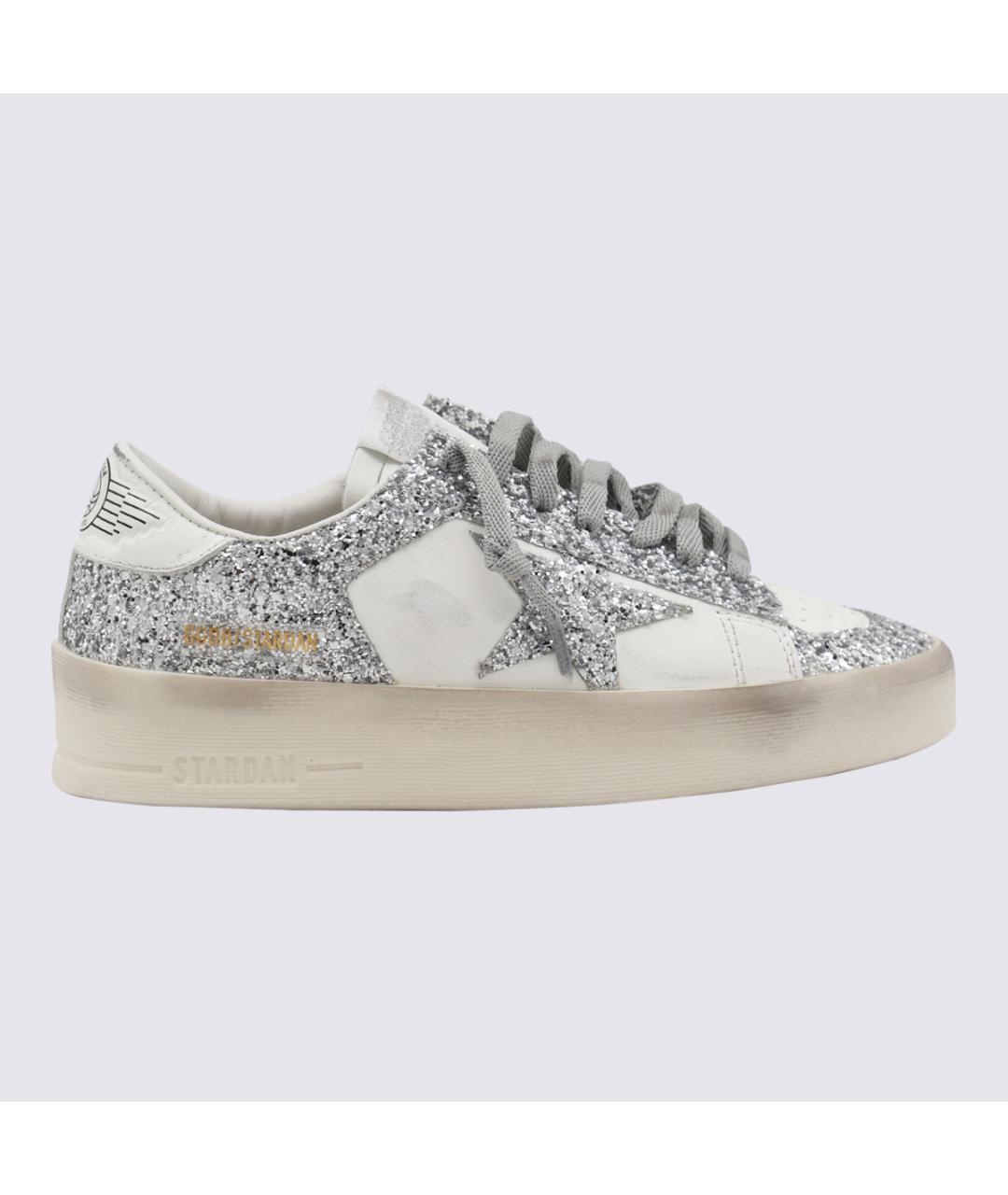 GOLDEN GOOSE Белые кожаные кеды, фото 1