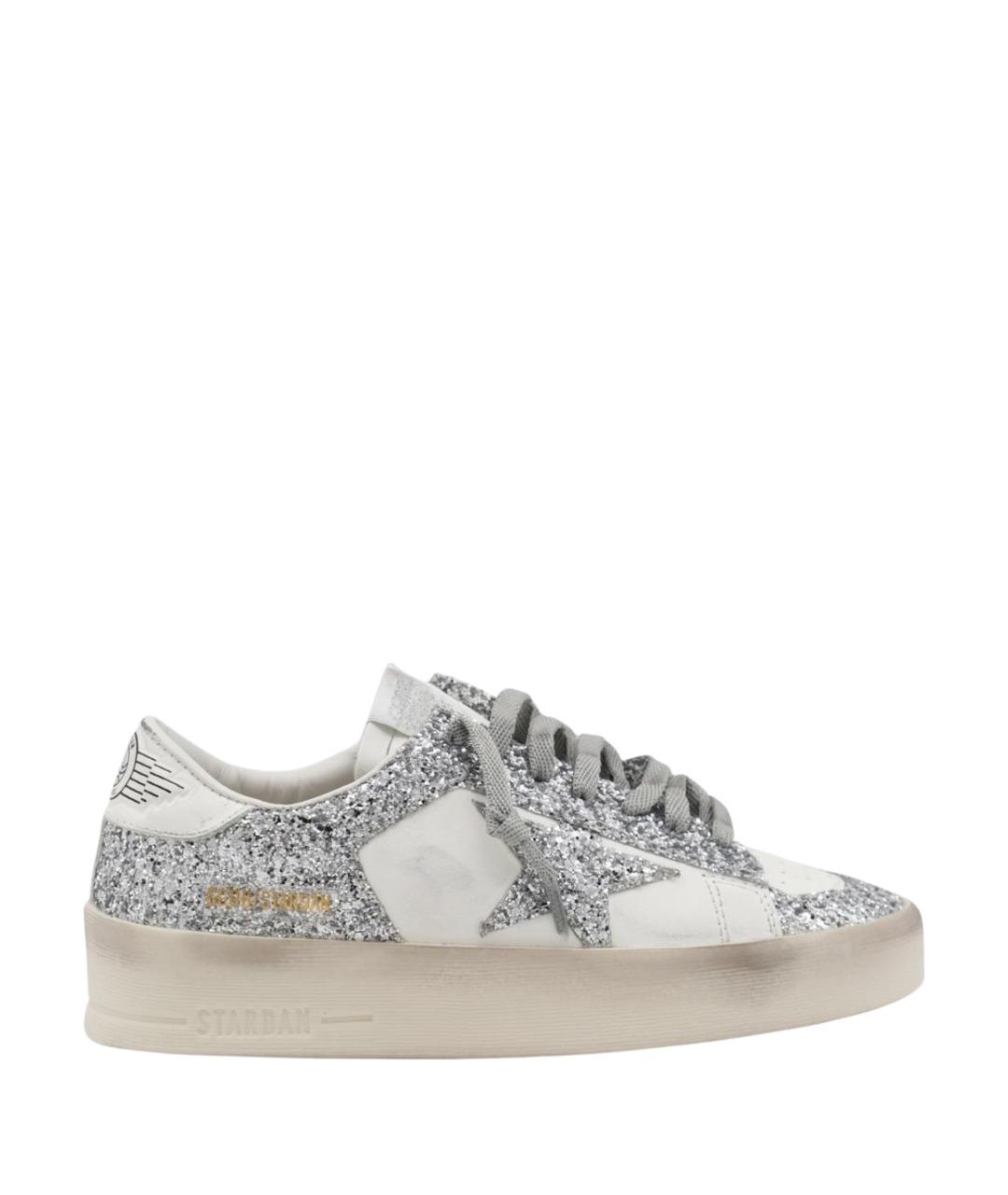 GOLDEN GOOSE Белые кожаные кеды, фото 3