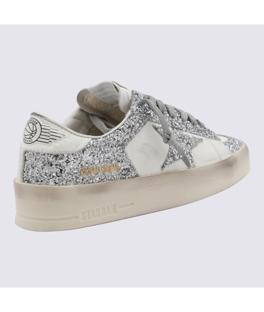 GOLDEN GOOSE Белые кожаные кеды, фото 2