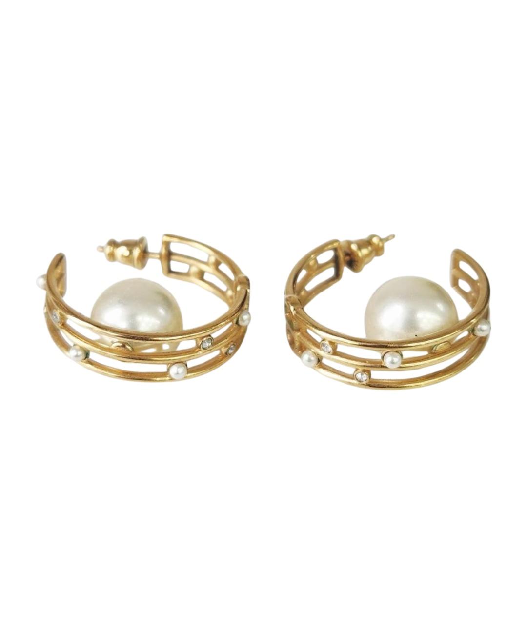 CHRISTIAN DIOR Золотые серьги, фото 1