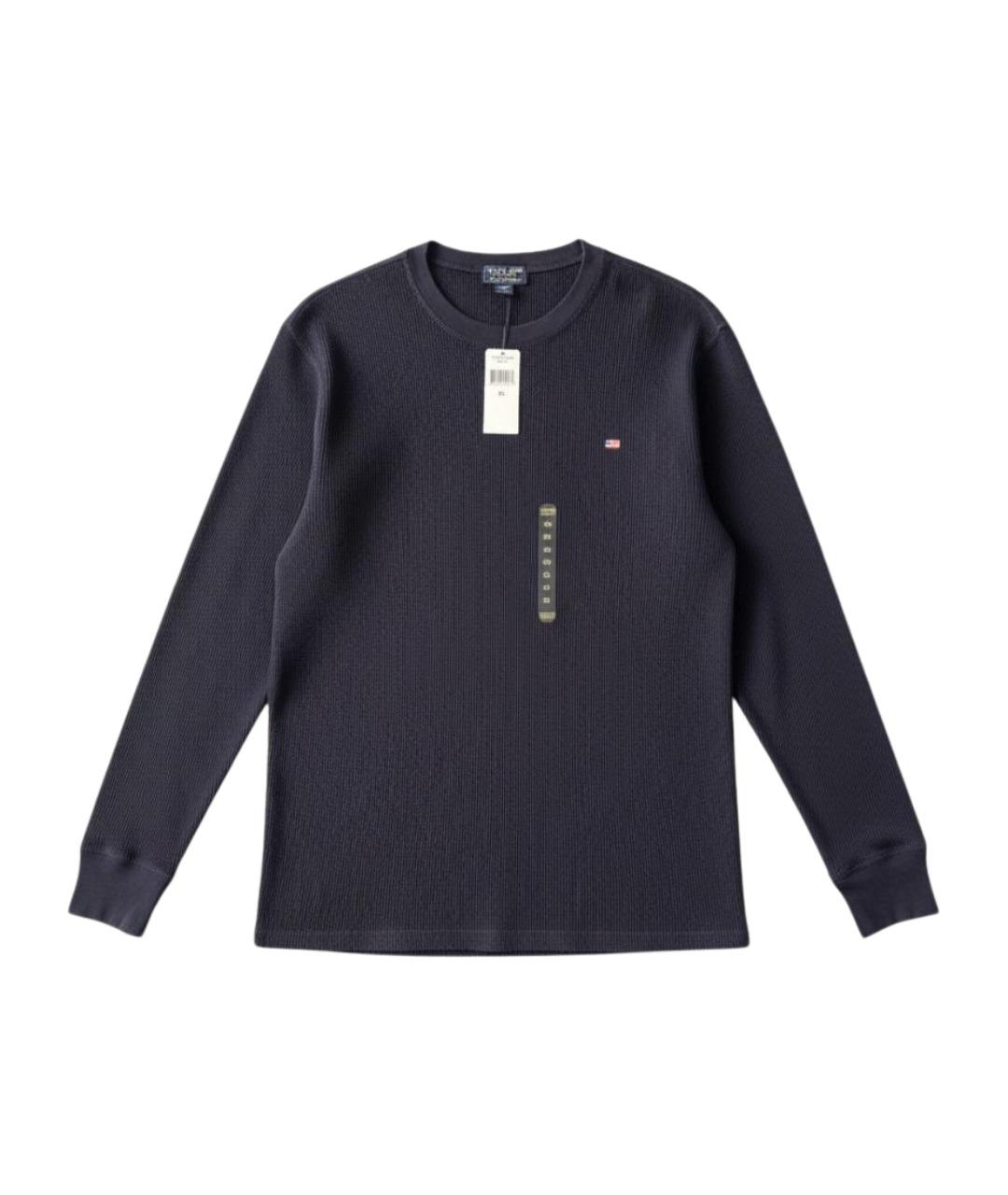POLO RALPH LAUREN Темно-синий хлопковый джемпер / свитер, фото 1