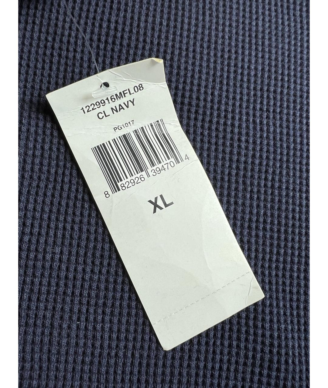POLO RALPH LAUREN Темно-синий хлопковый джемпер / свитер, фото 4
