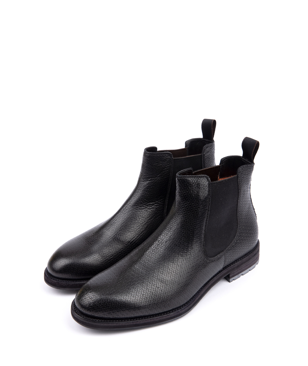 SANTONI Черные кожаные высокие ботинки, фото 2