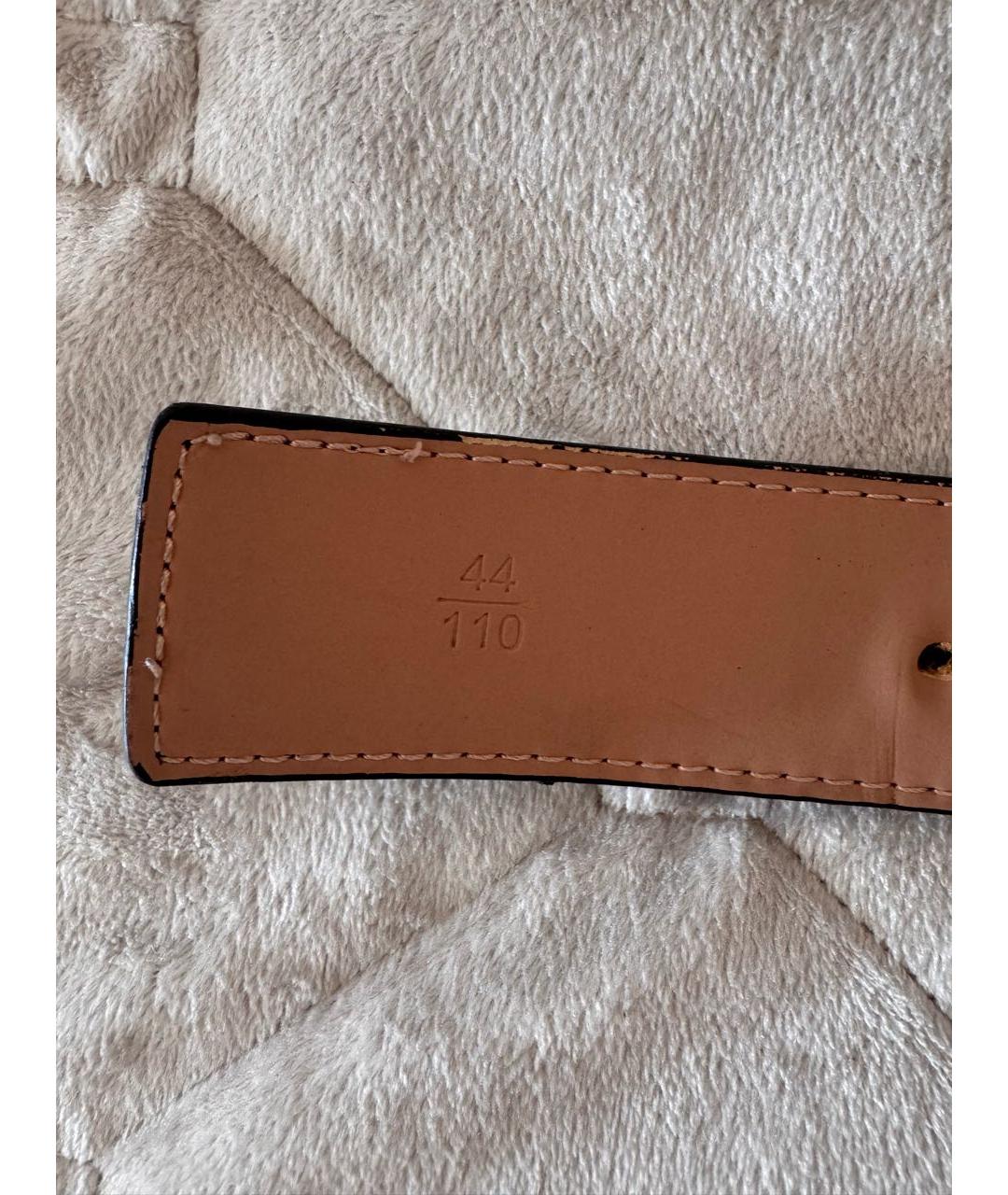 LOUIS VUITTON Черный ремень, фото 4