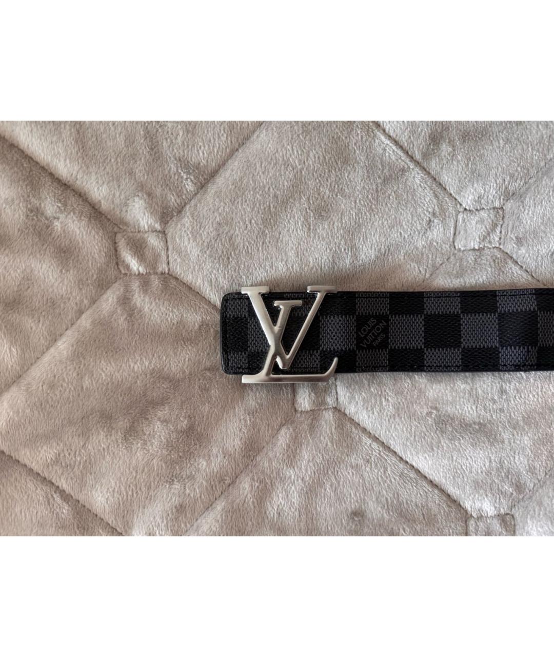 LOUIS VUITTON Черный ремень, фото 7