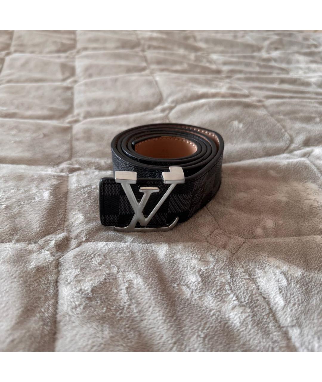 LOUIS VUITTON Черный ремень, фото 9