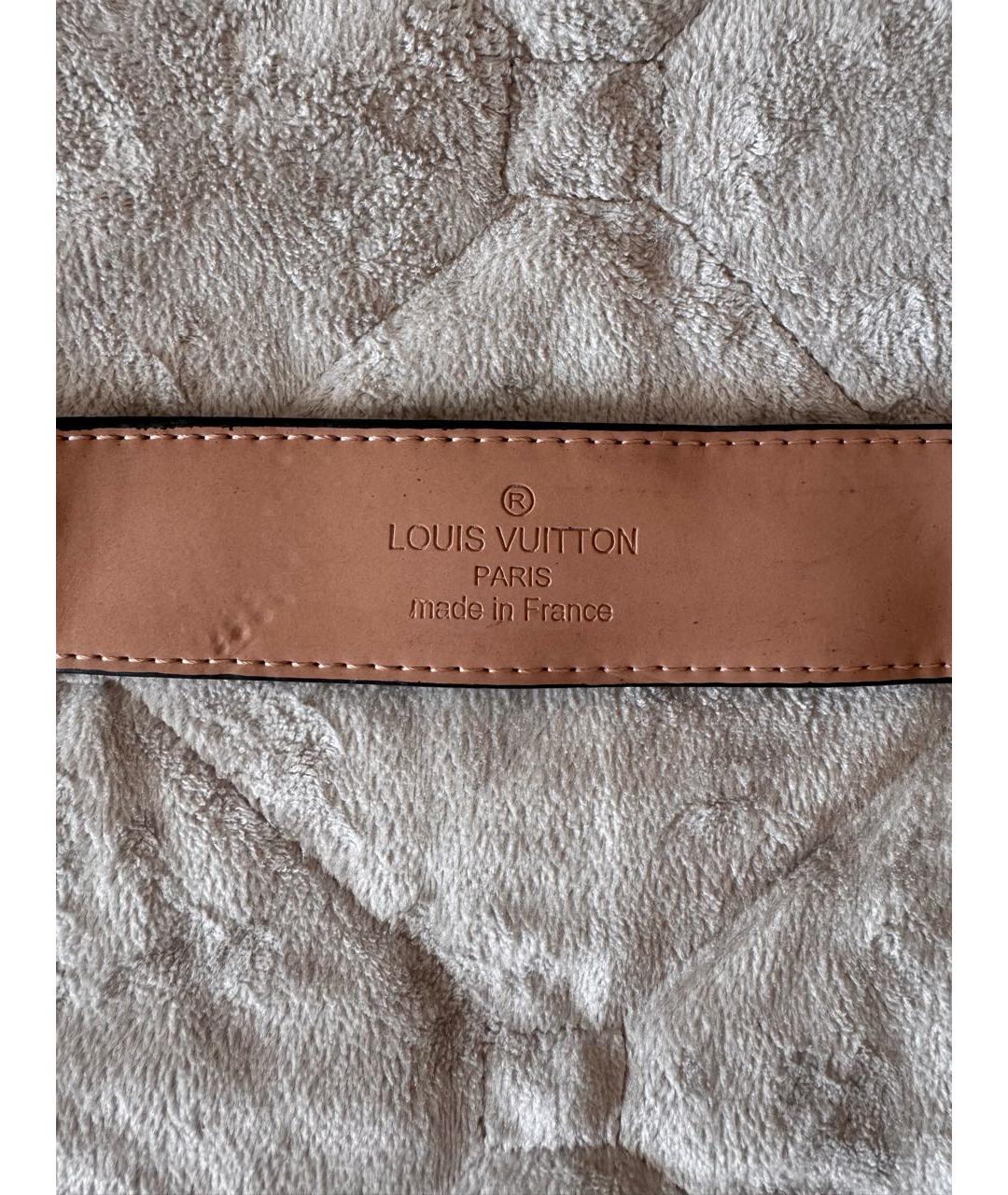 LOUIS VUITTON Черный ремень, фото 3