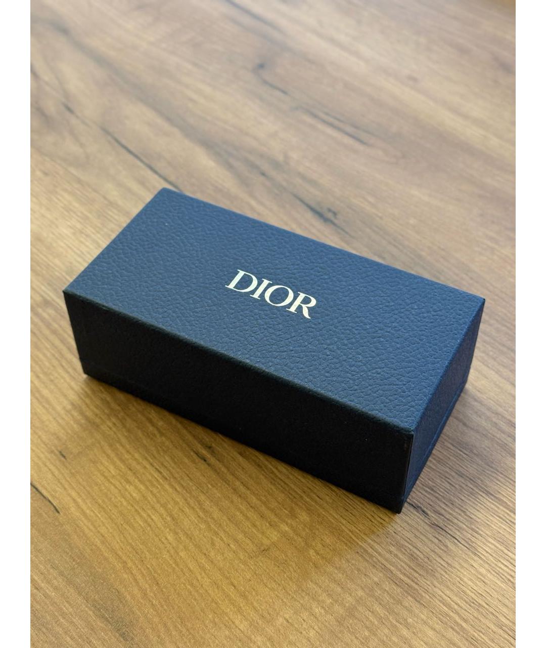 CHRISTIAN DIOR Антрацитовые пластиковые солнцезащитные очки, фото 4