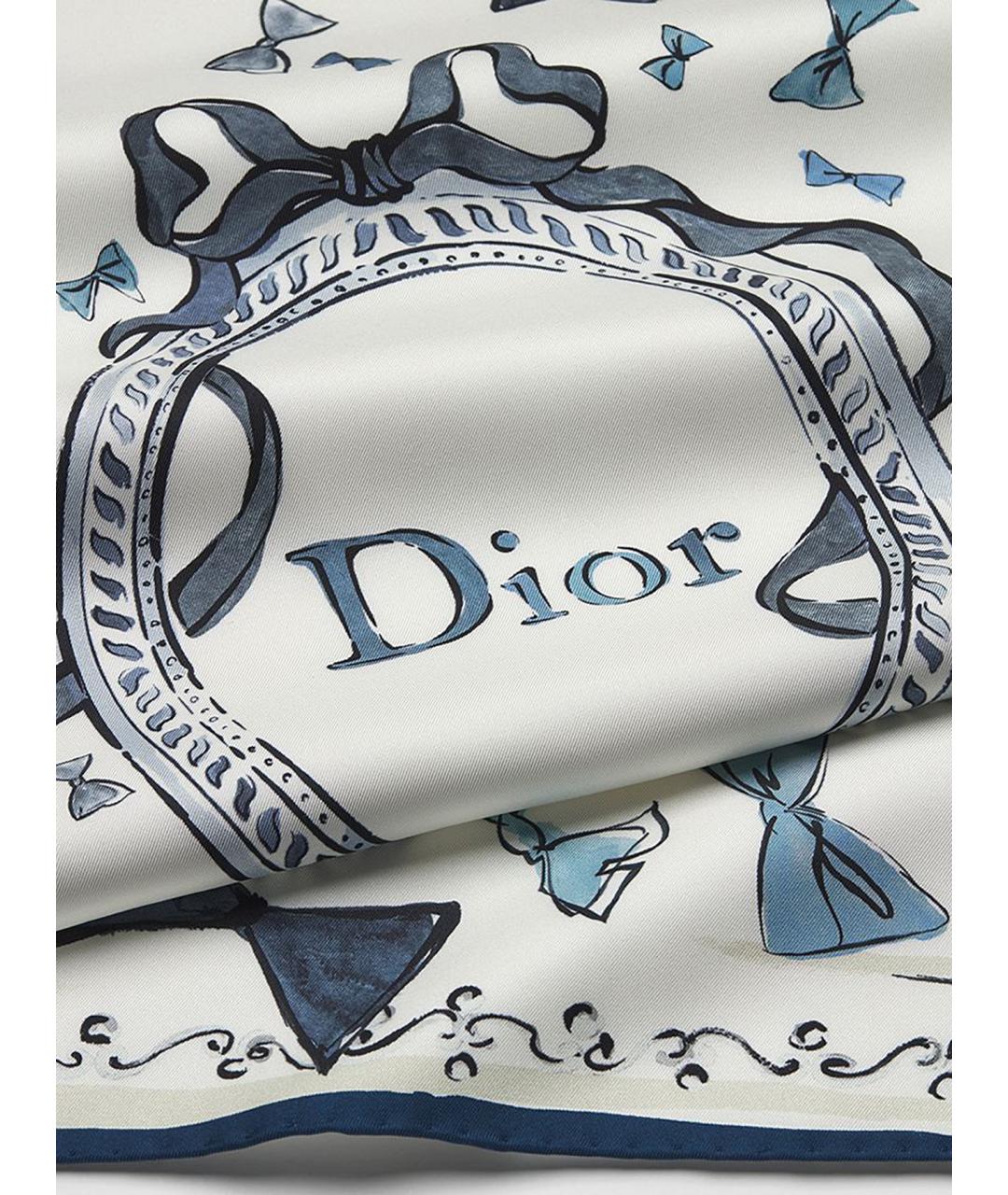CHRISTIAN DIOR Мульти шелковый платок, фото 2