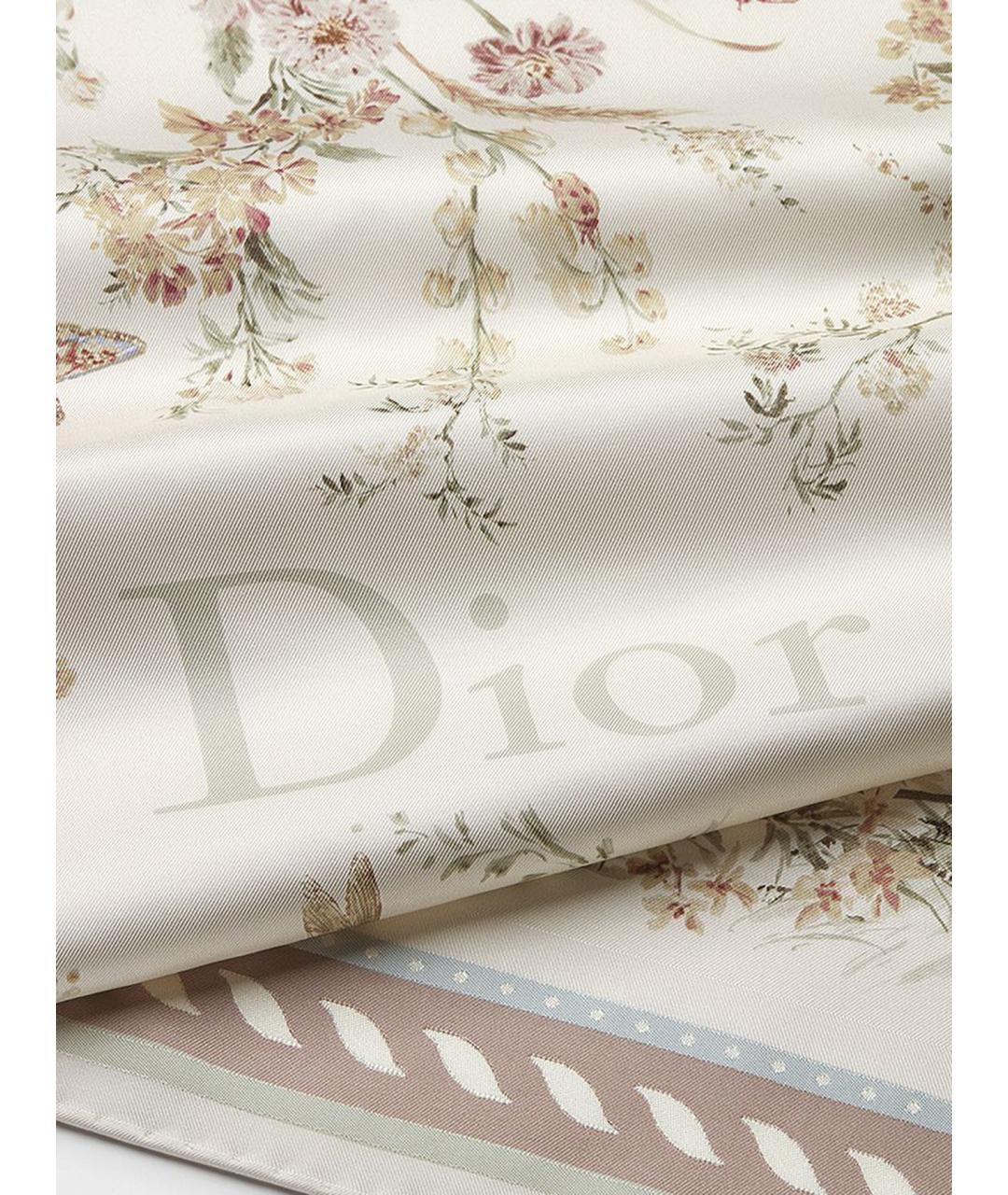 CHRISTIAN DIOR Мульти шелковый шарф, фото 2