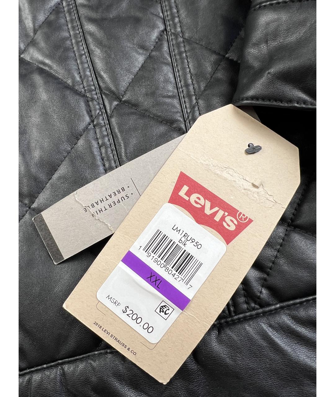 LEVI'S Черная куртка, фото 2