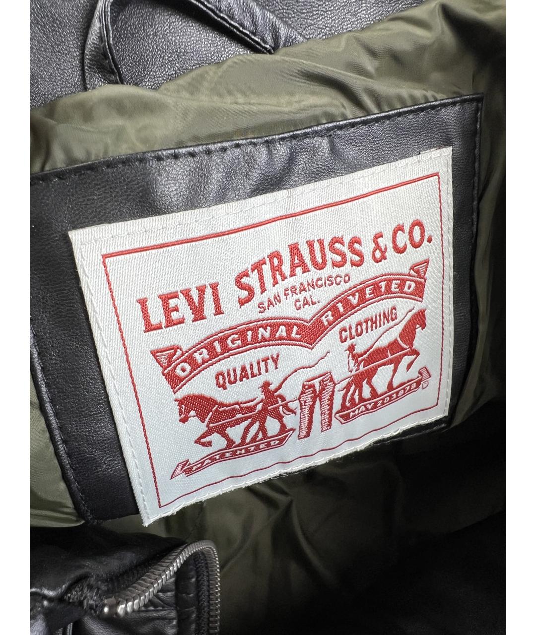 LEVI'S Черная куртка, фото 4