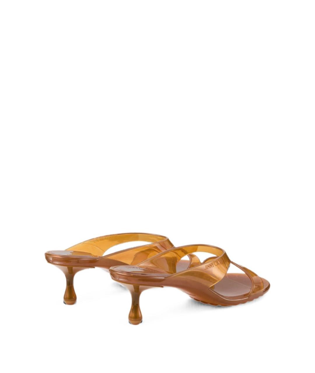 JIMMY CHOO Оранжевые босоножки, фото 3