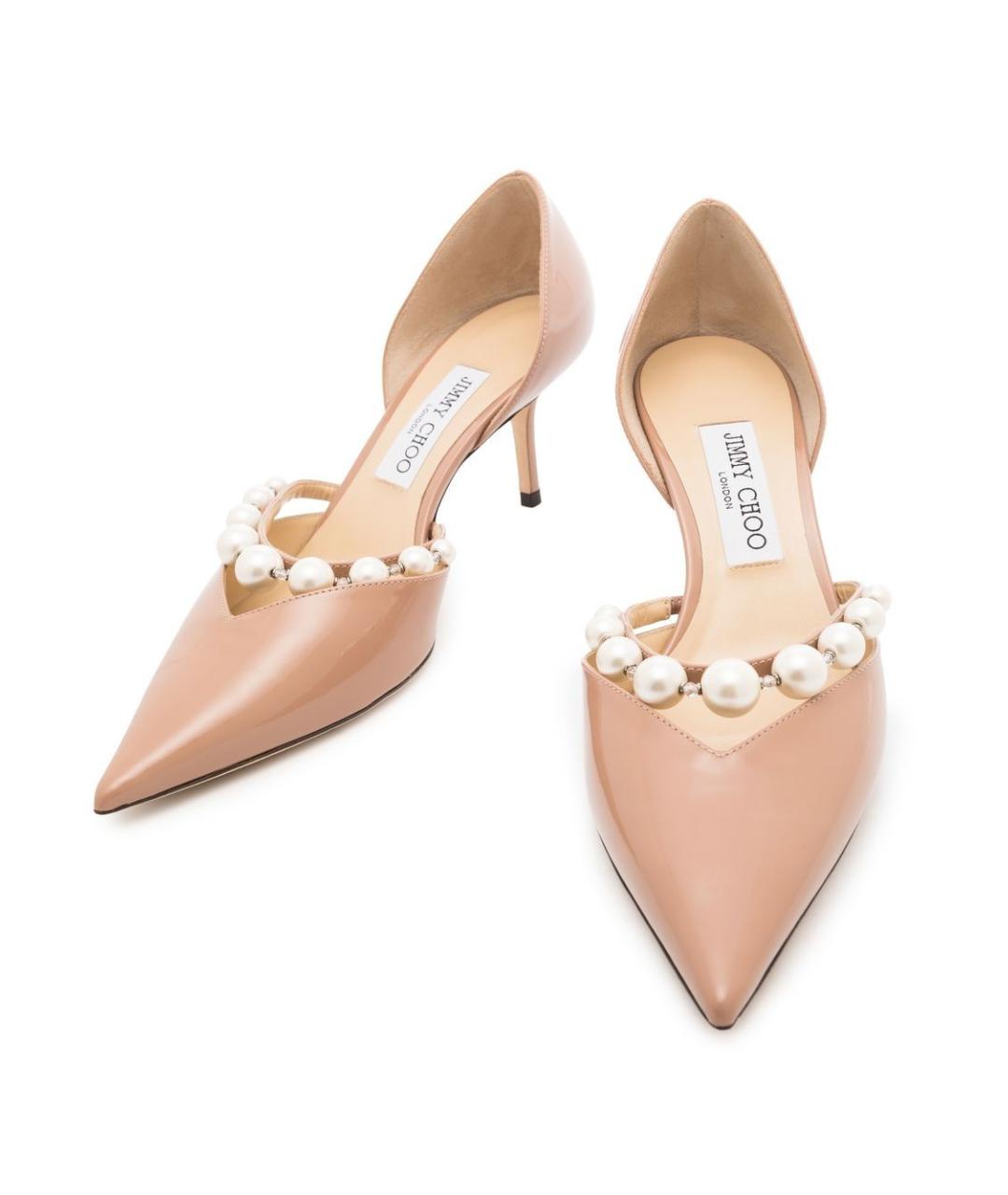 JIMMY CHOO Бежевые туфли, фото 2