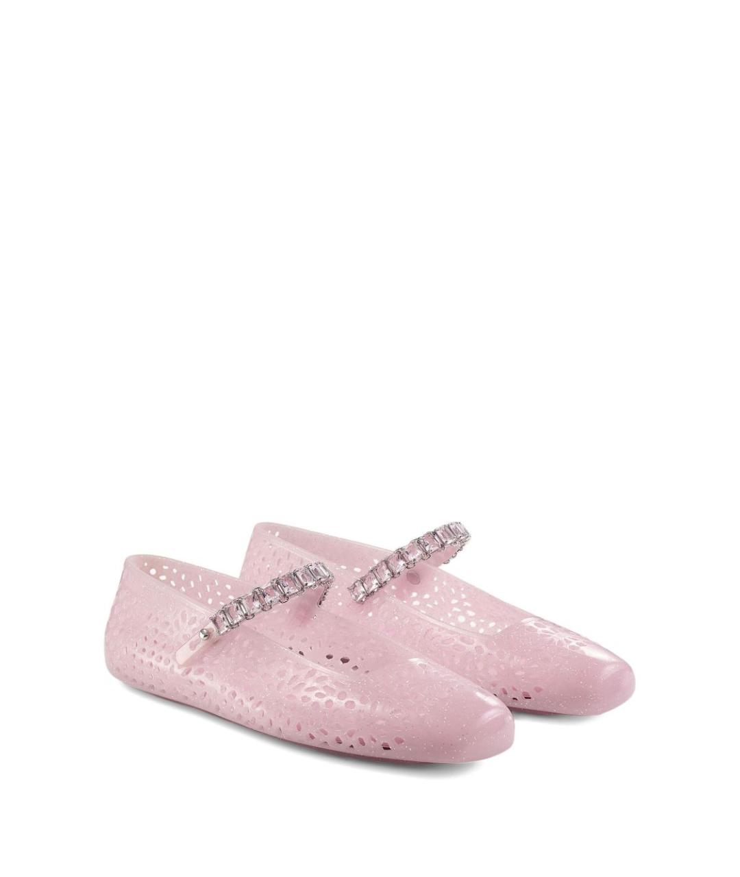 JIMMY CHOO Розовые балетки, фото 2