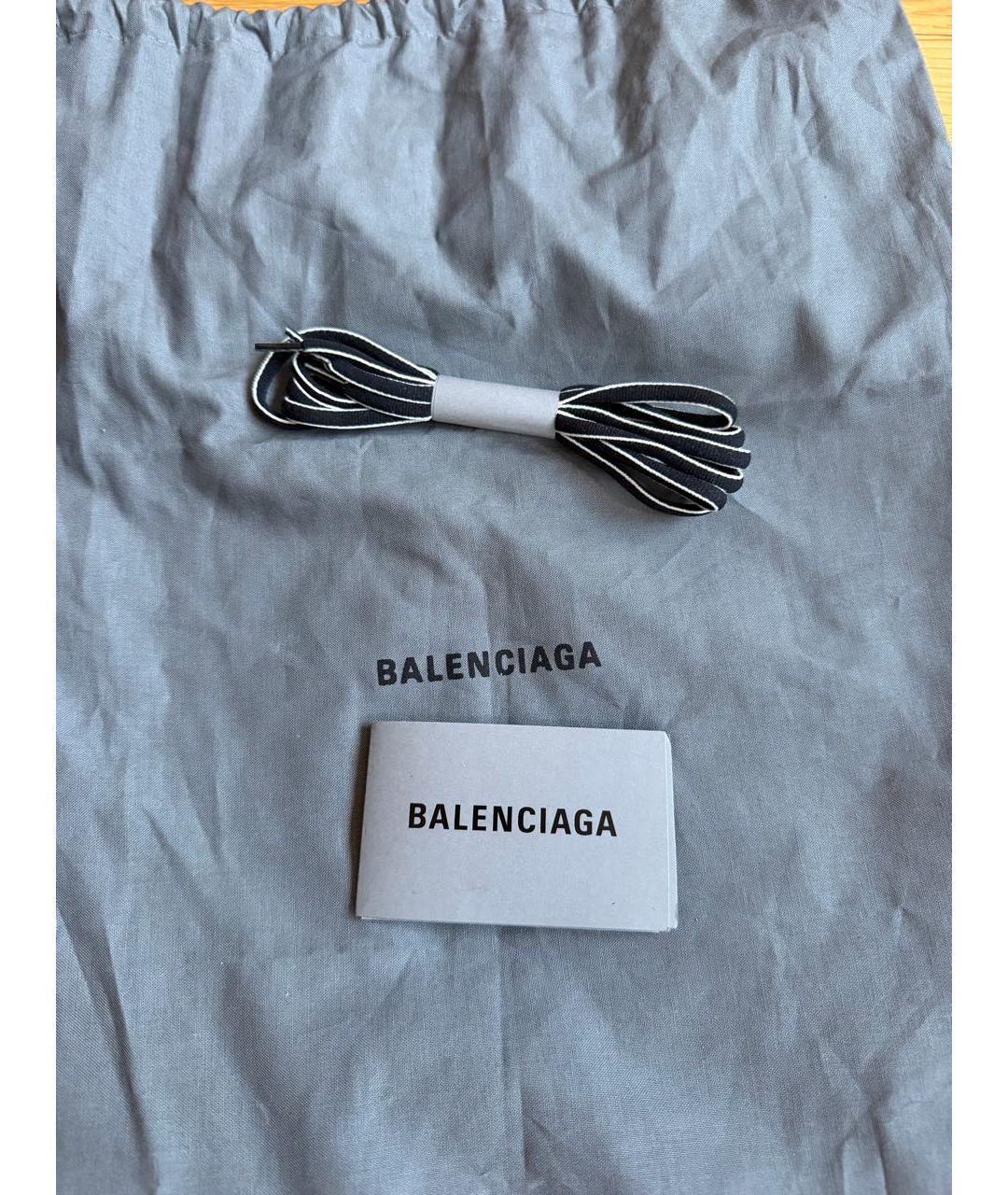 BALENCIAGA Черные низкие кроссовки / кеды, фото 7