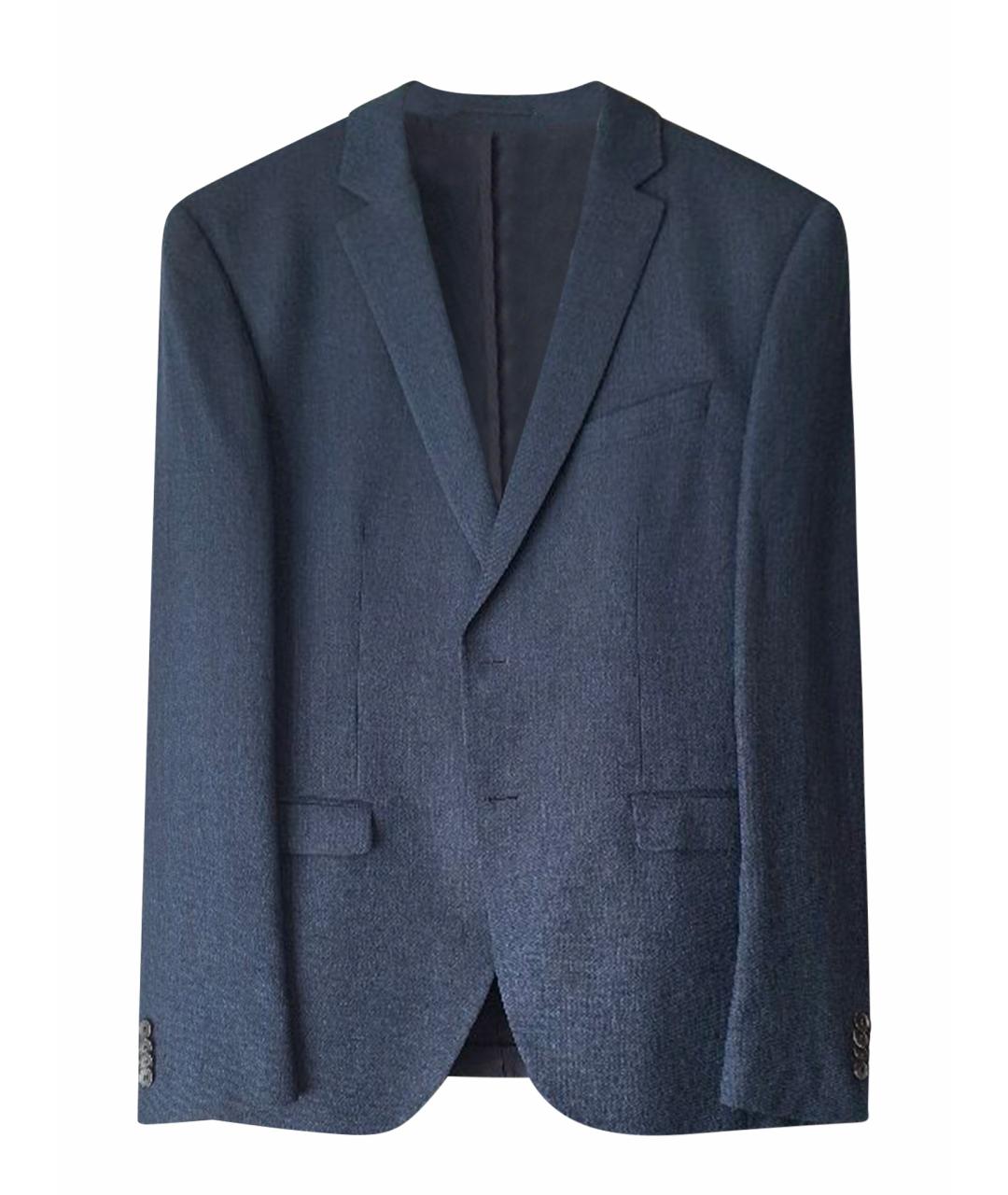 HUGO BOSS Темно-синий классический костюм, фото 1