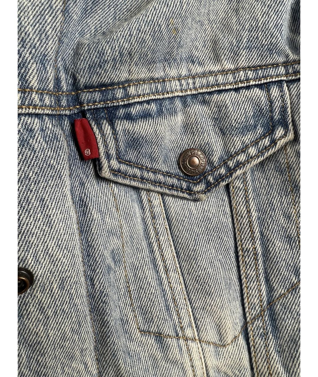 LEVI'S Голубая хлопковая куртка, фото 2