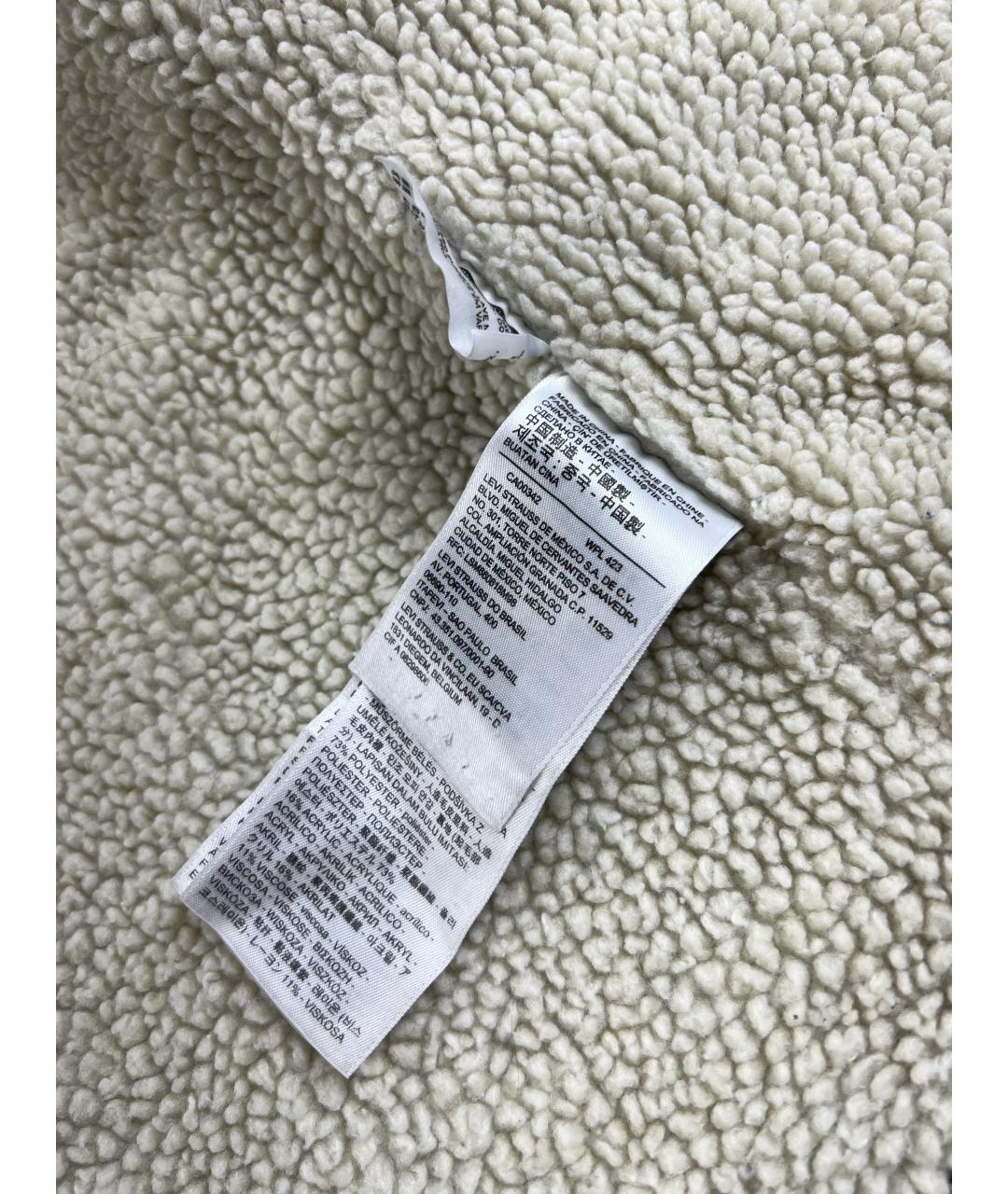 LEVI'S Голубая хлопковая куртка, фото 6
