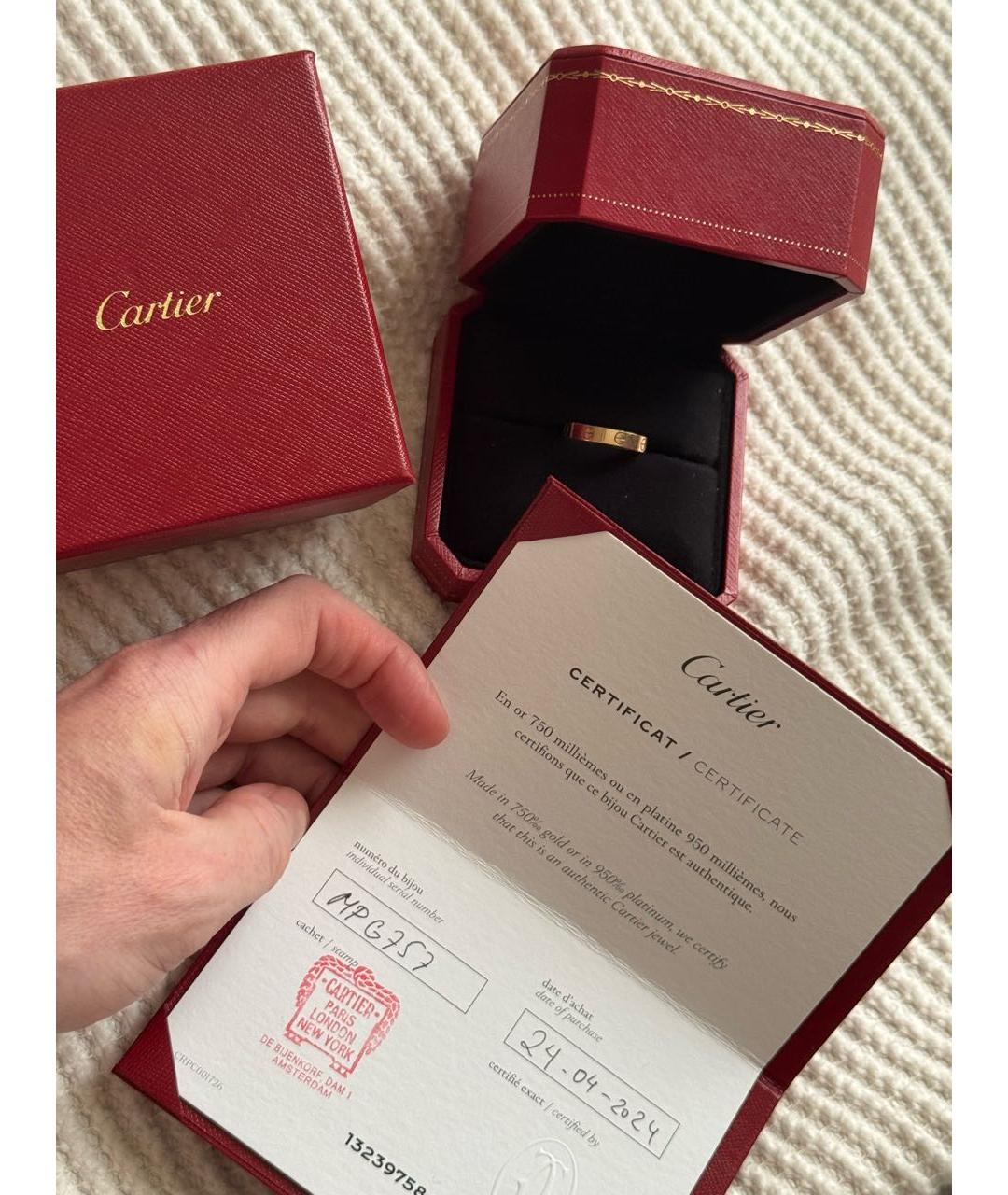 CARTIER Золотое кольцо из розового золота, фото 4