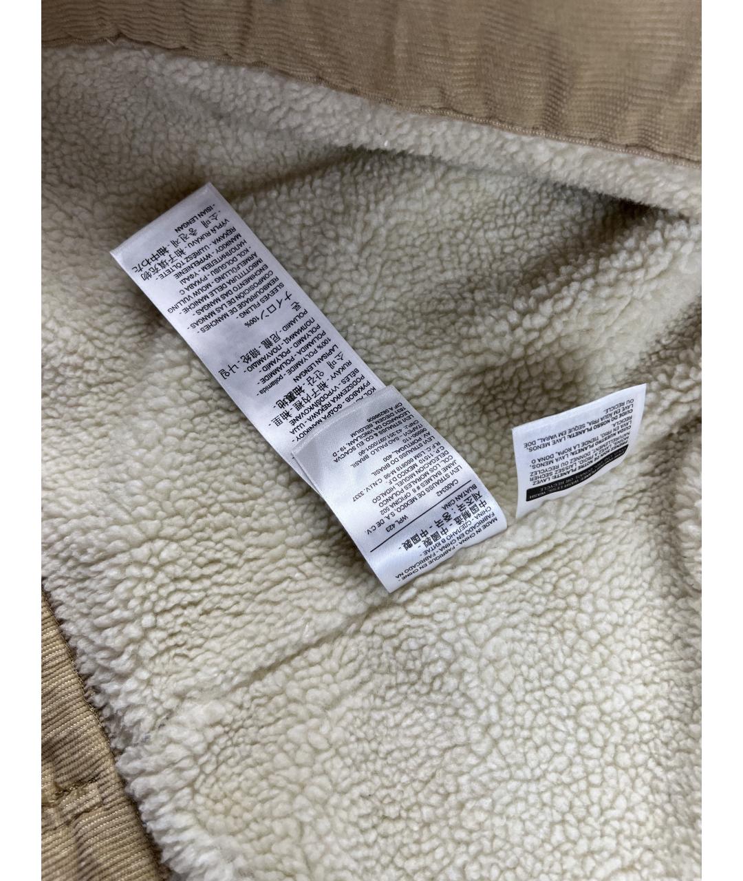 LEVI'S Бежевая хлопковая куртка, фото 4