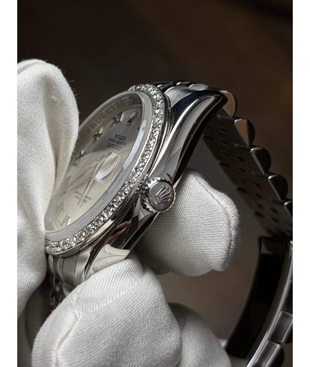 ROLEX Серебряные часы, фото 5