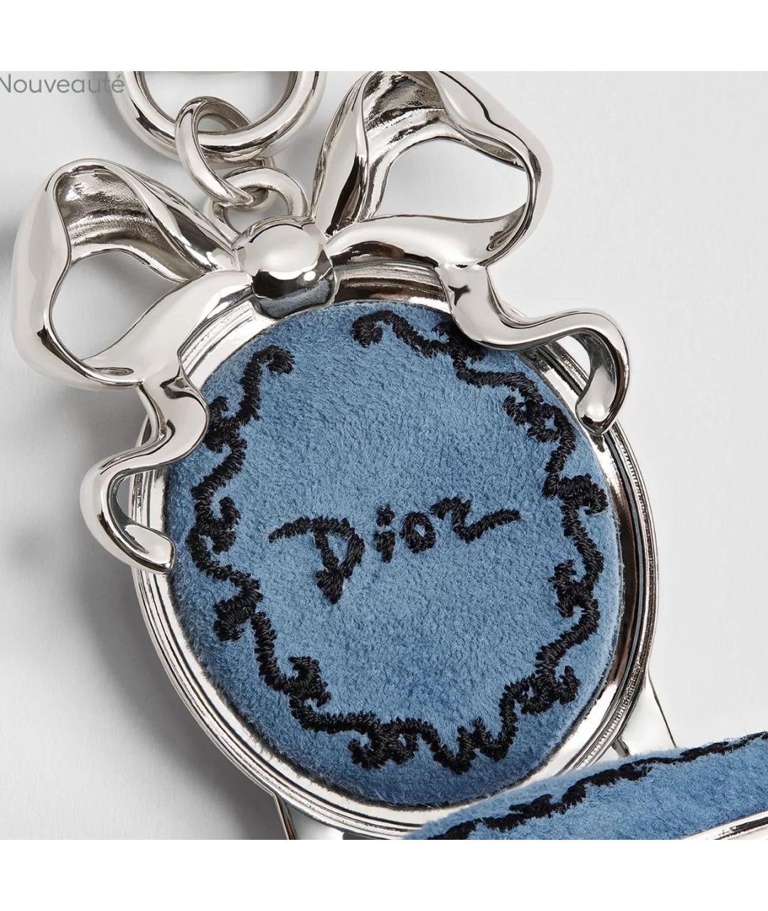 CHRISTIAN DIOR Голубой брелок, фото 2