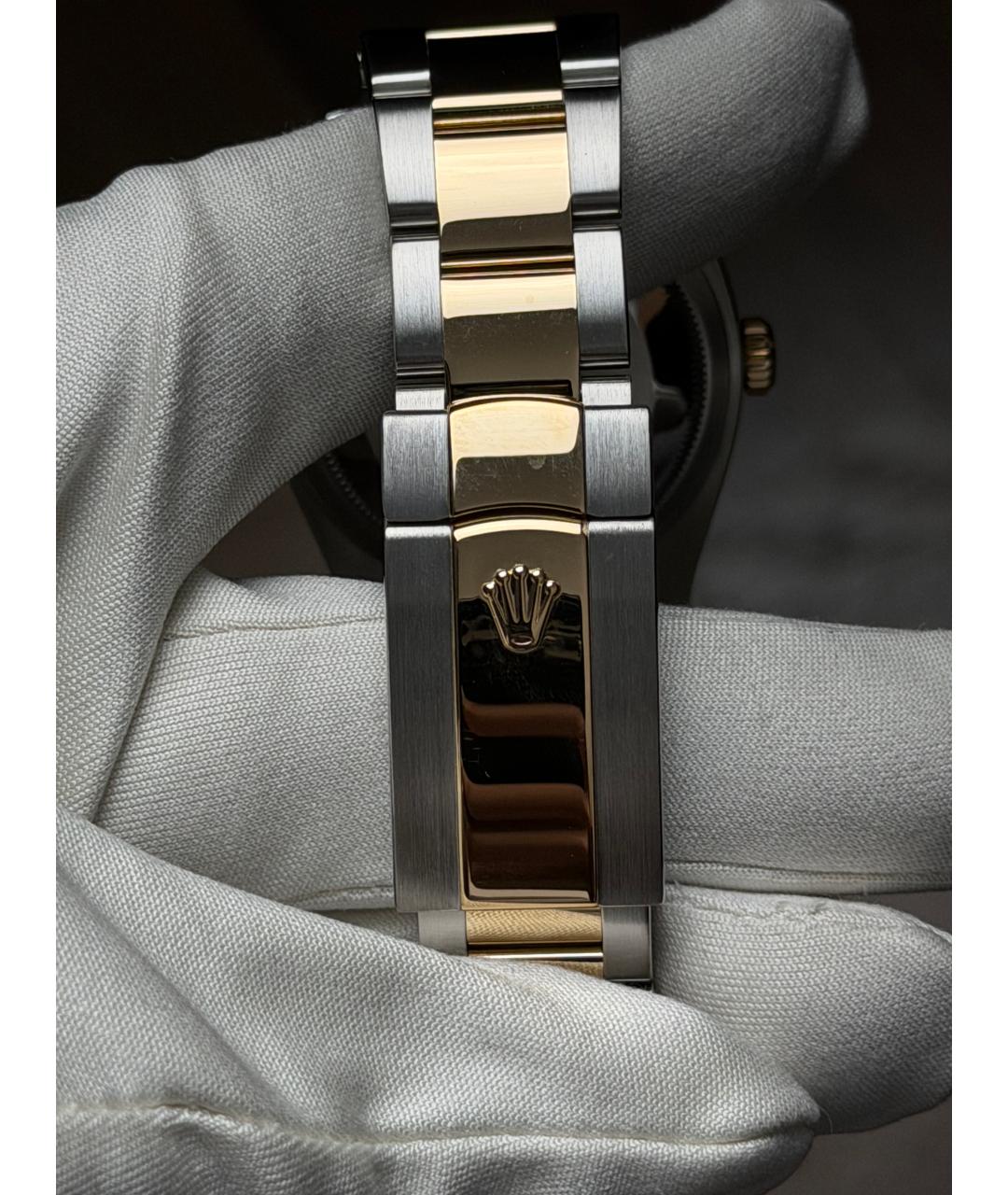 ROLEX Серебряные часы из желтого золота, фото 9