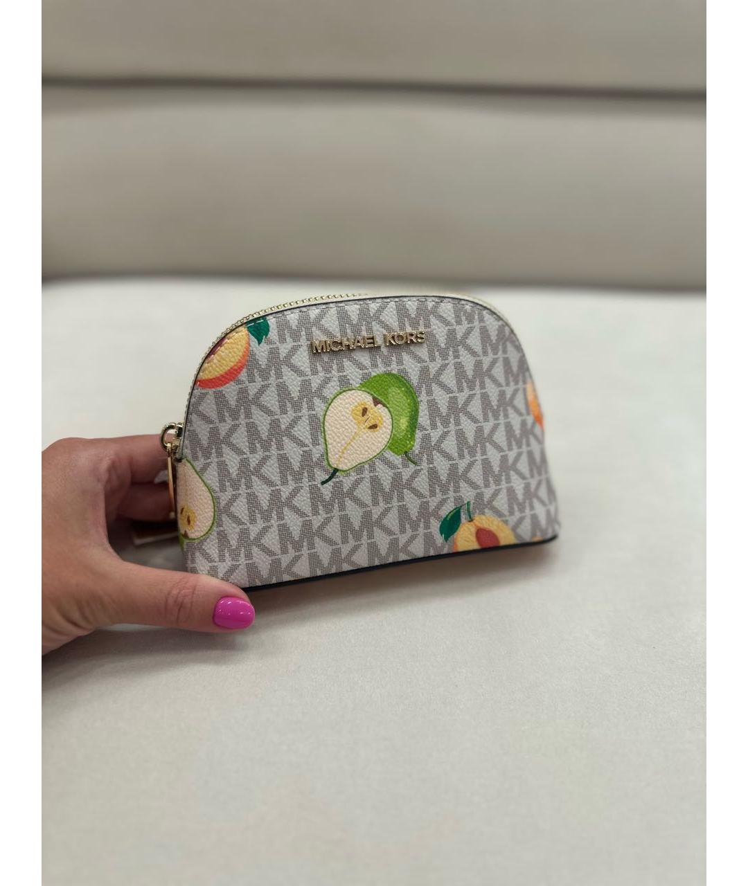 MICHAEL KORS Бежевая косметичка, фото 2
