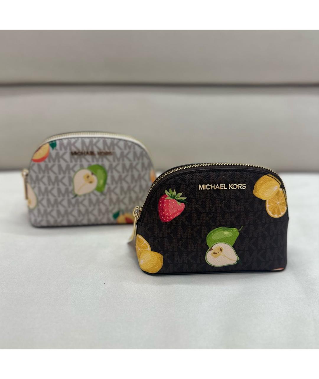 MICHAEL KORS Бежевая косметичка, фото 7