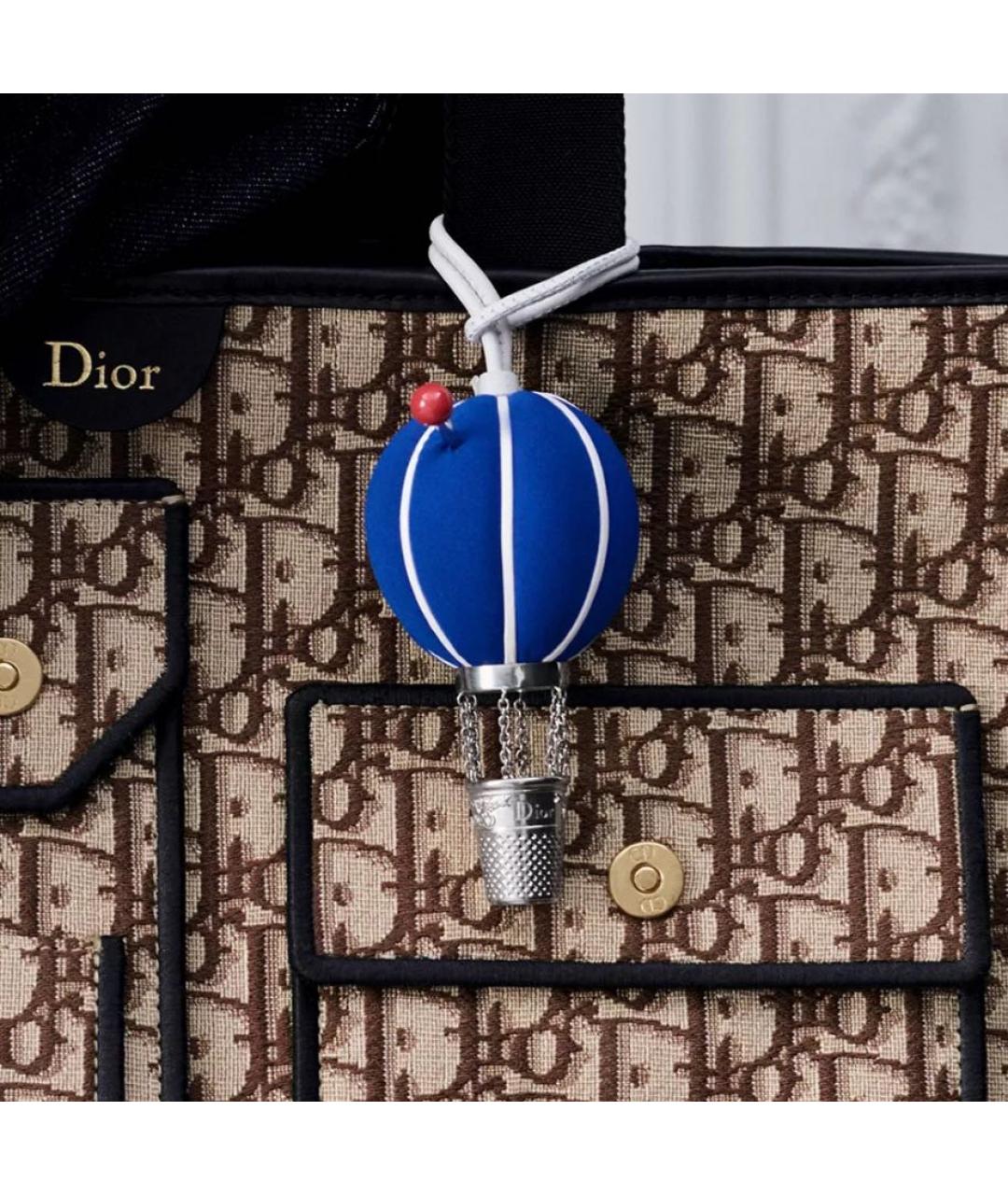 CHRISTIAN DIOR Синий брелок, фото 2