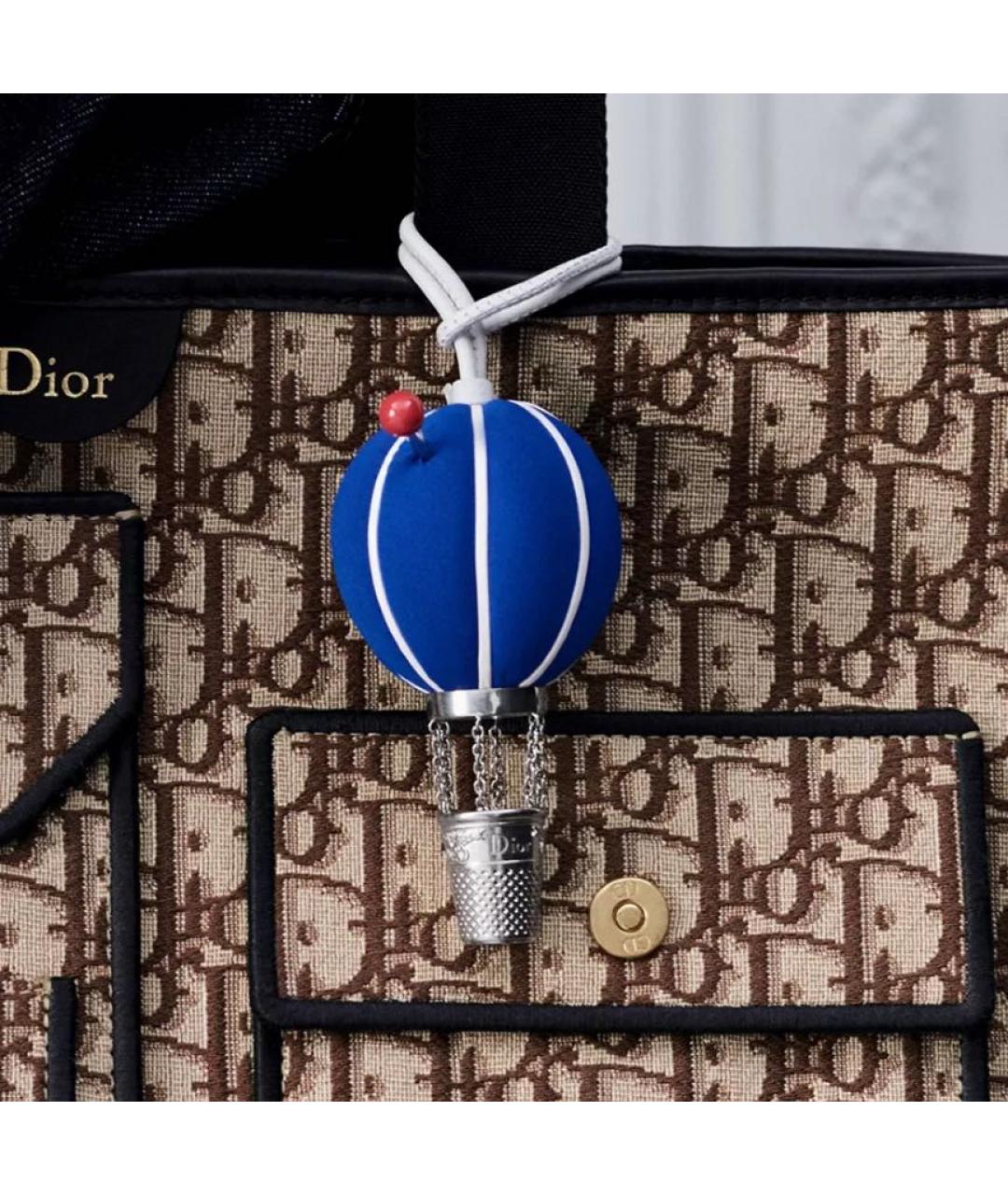 CHRISTIAN DIOR Синий брелок, фото 3