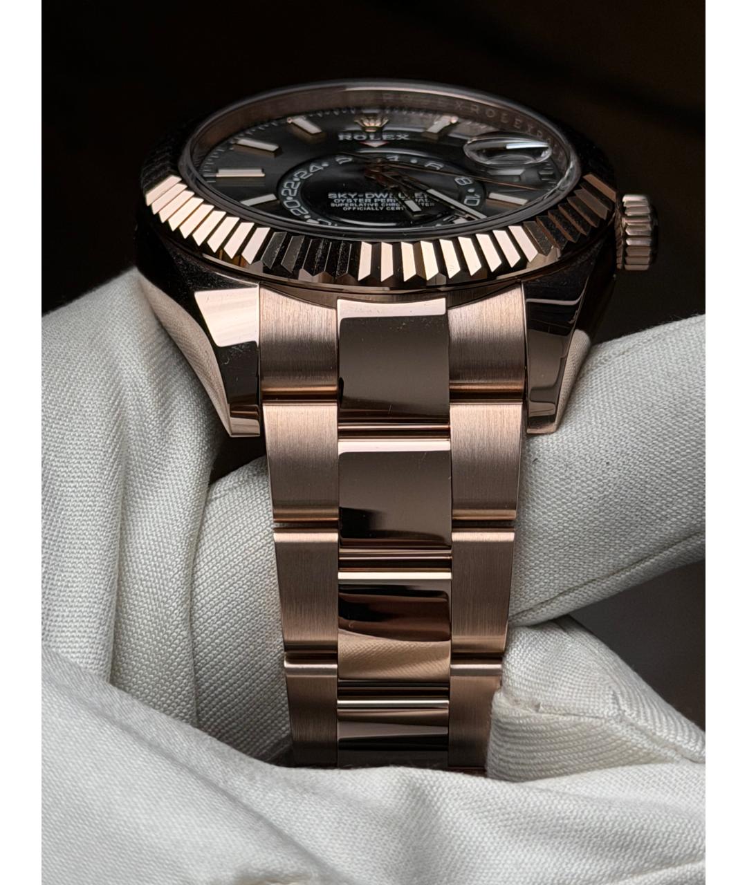 ROLEX Золотые часы из розового золота, фото 7