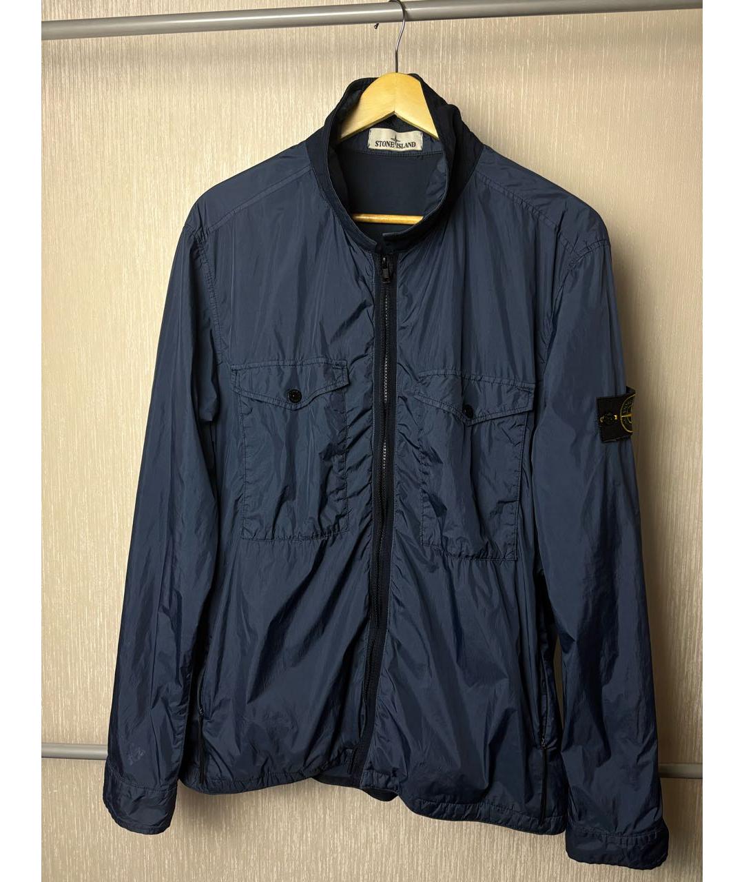 STONE ISLAND Темно-синяя куртка, фото 6