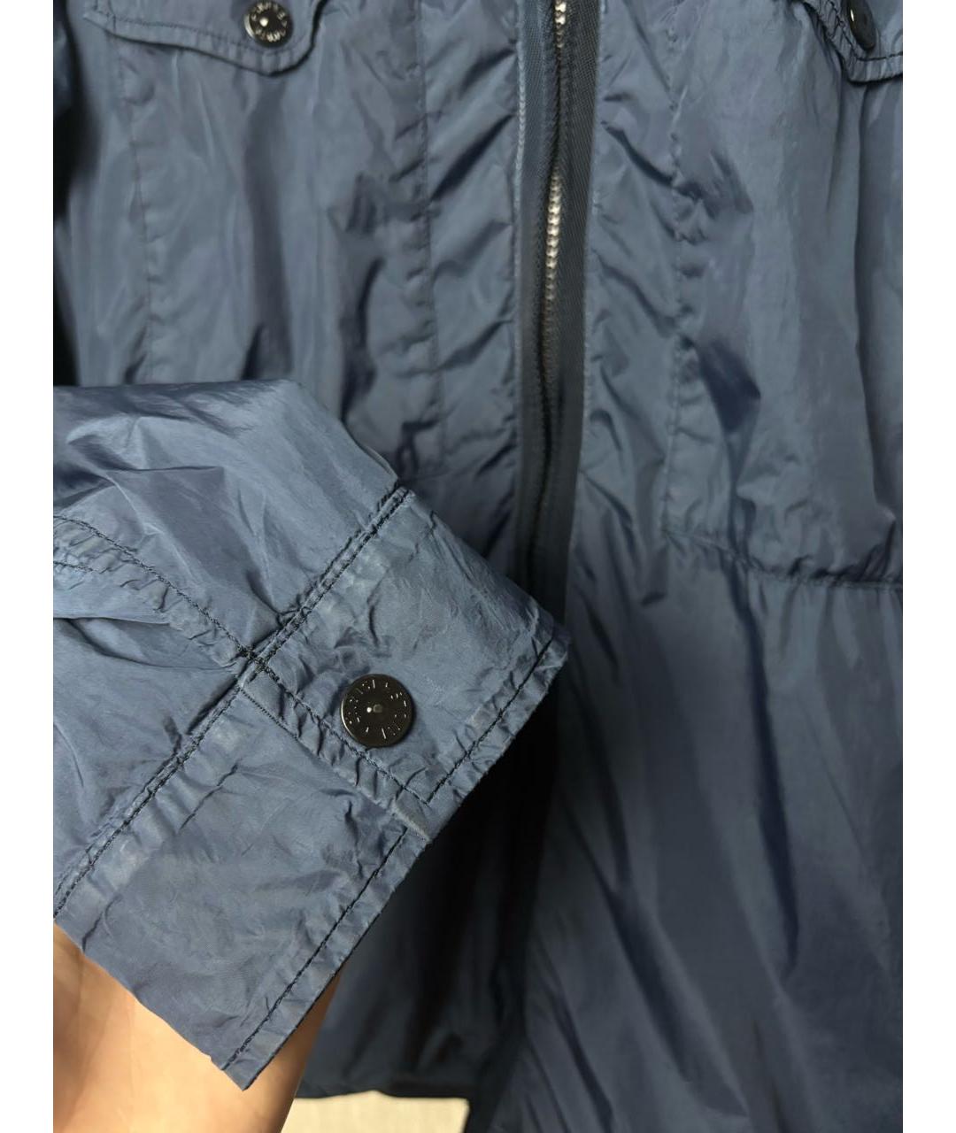 STONE ISLAND Темно-синяя куртка, фото 4