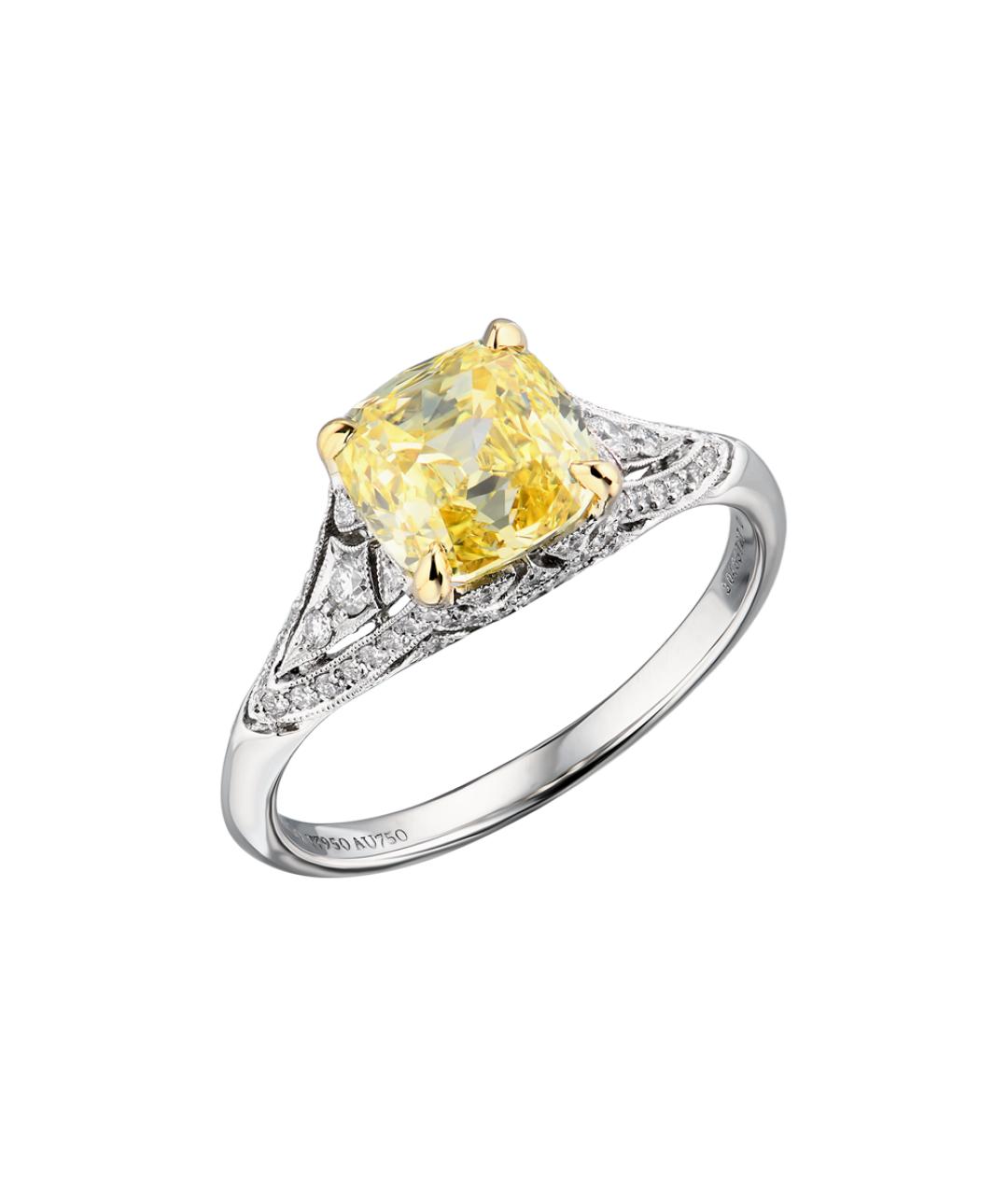 TIFFANY&CO Желтое металлическое кольцо, фото 1