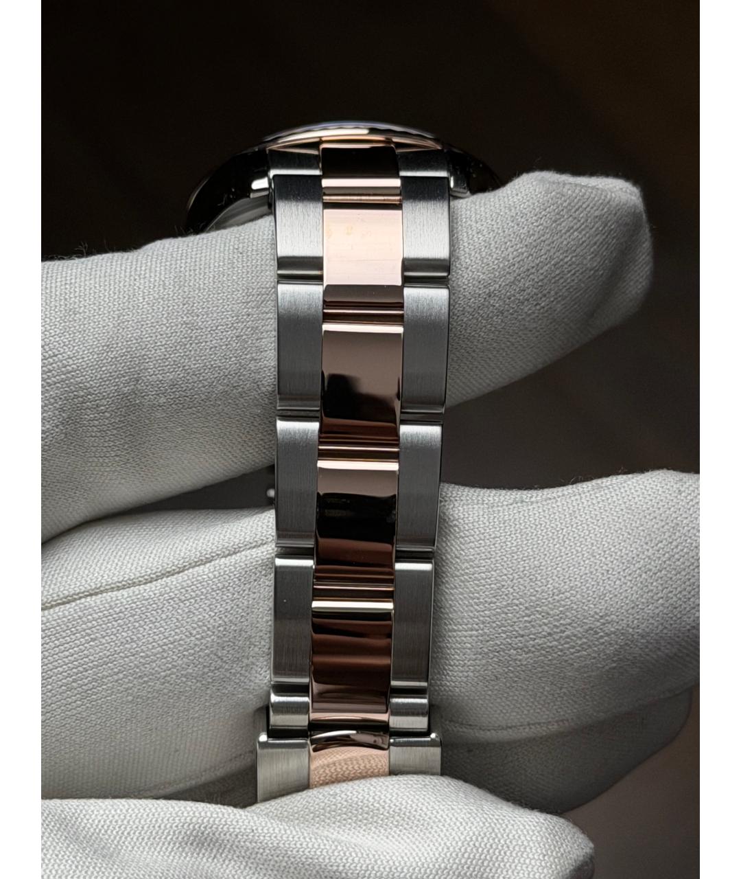 ROLEX Коричневые часы из розового золота, фото 9