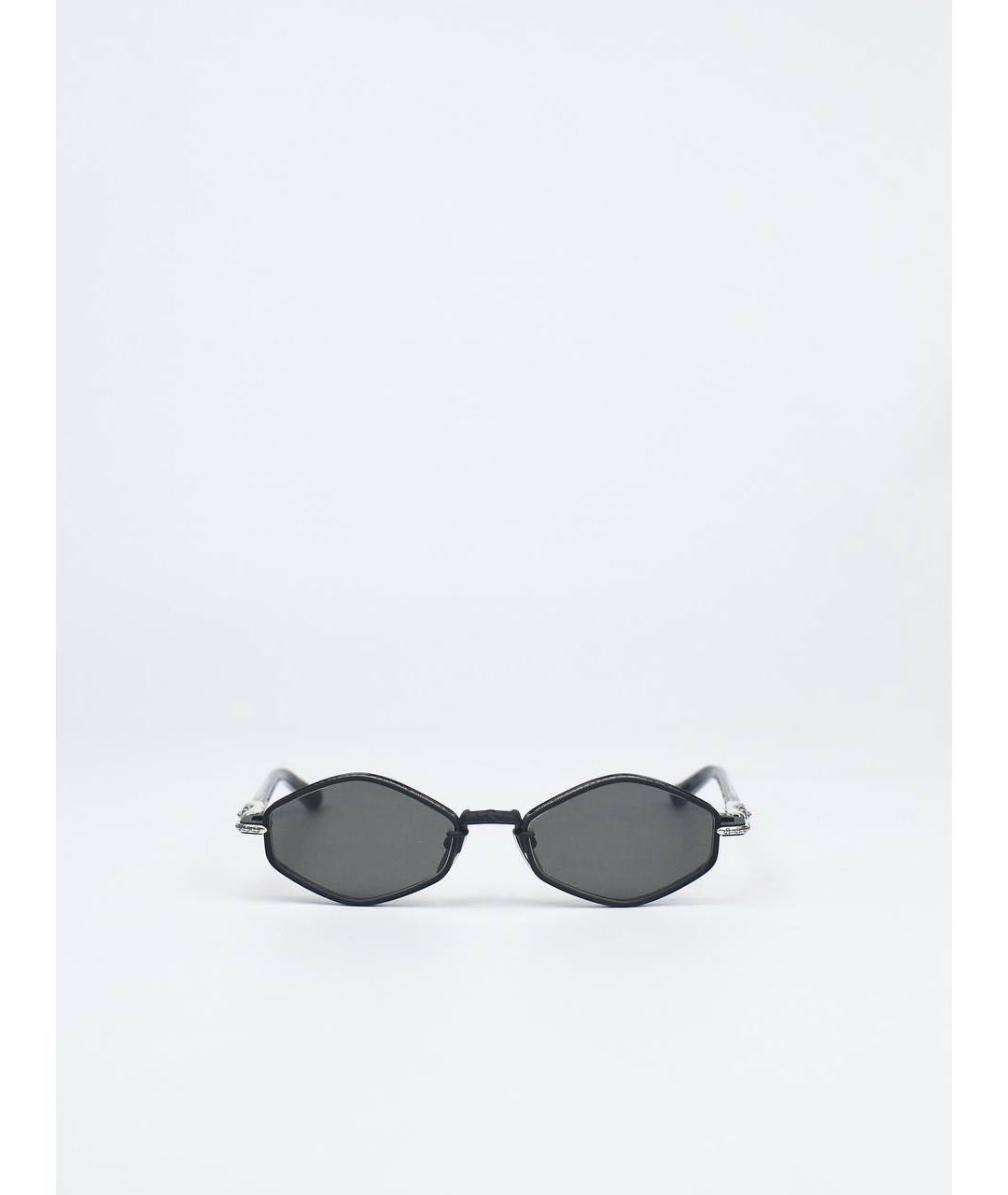 CHROME HEARTS Черные металлические солнцезащитные очки, фото 2